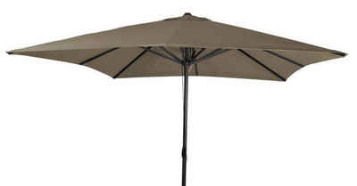 Lesli Living Sonnenschirm Lesli Living Sonnenschirm "Virgo" Taupe 3x3m