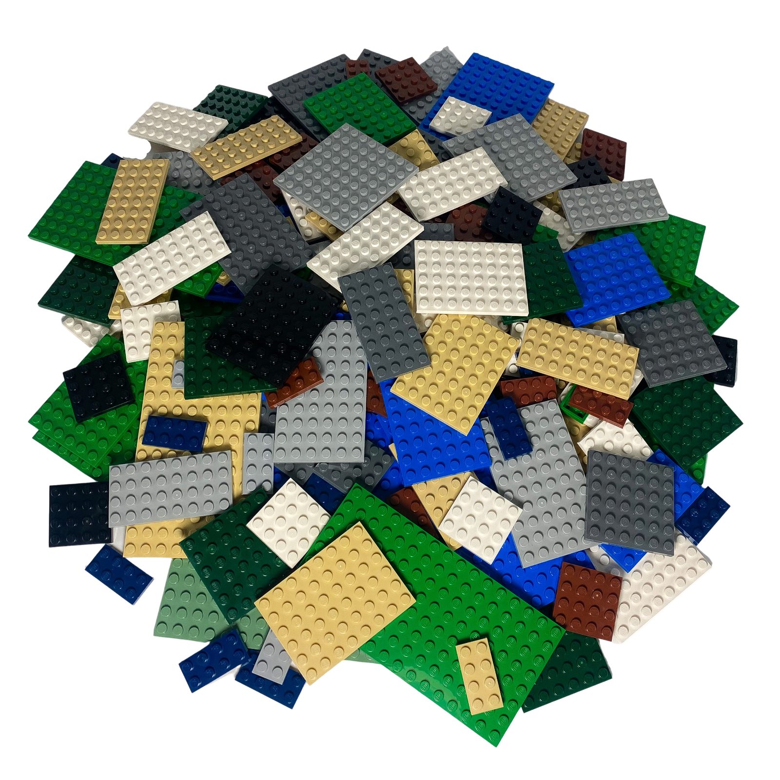 LEGO® Platten Bauplatten Bunt Gemischt NEU! Menge 10x Spielbausteine