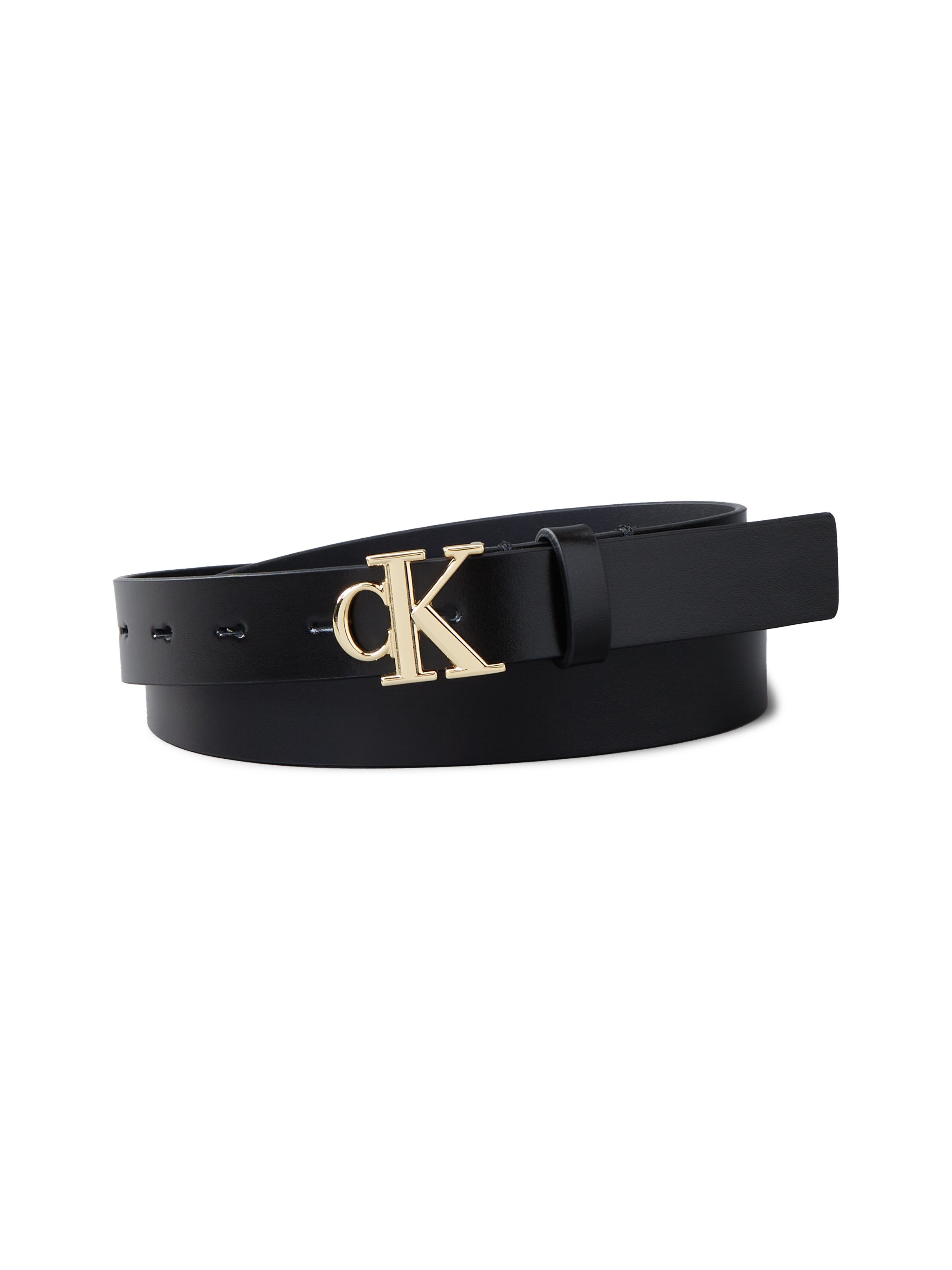 Calvin Klein Jeans Ledergürtel Monogram Plaque günstig online kaufen
