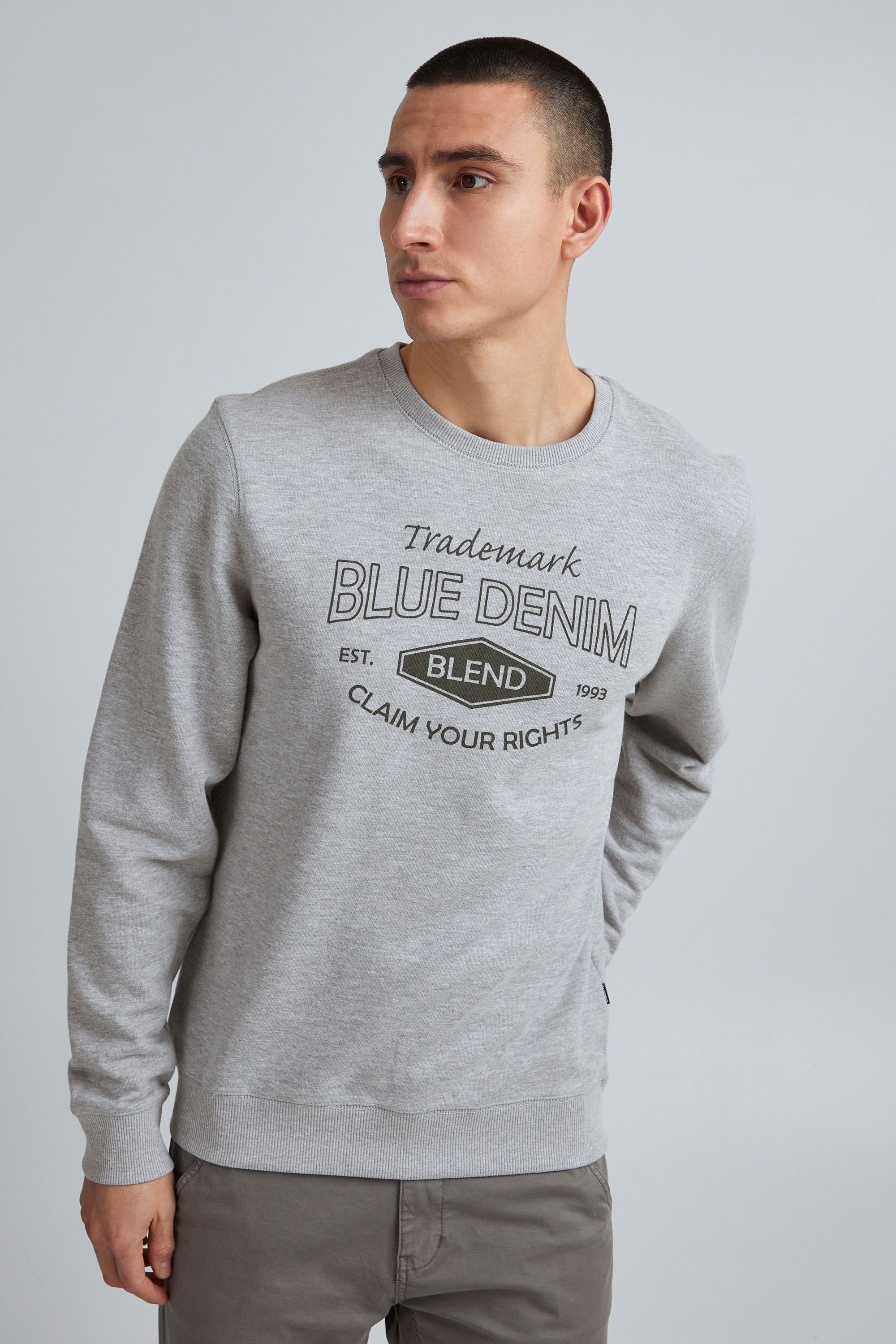 Blend Rundhalspullover BHSweatshirt Klassisches Sweatshirt mit Rundhalsauss günstig online kaufen