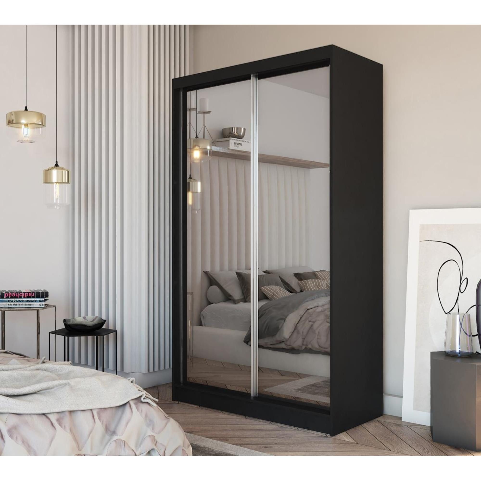 Beautysofa Schiebetürenschrank Doroti (modernes Garderobeschrank, 120, günstig online kaufen