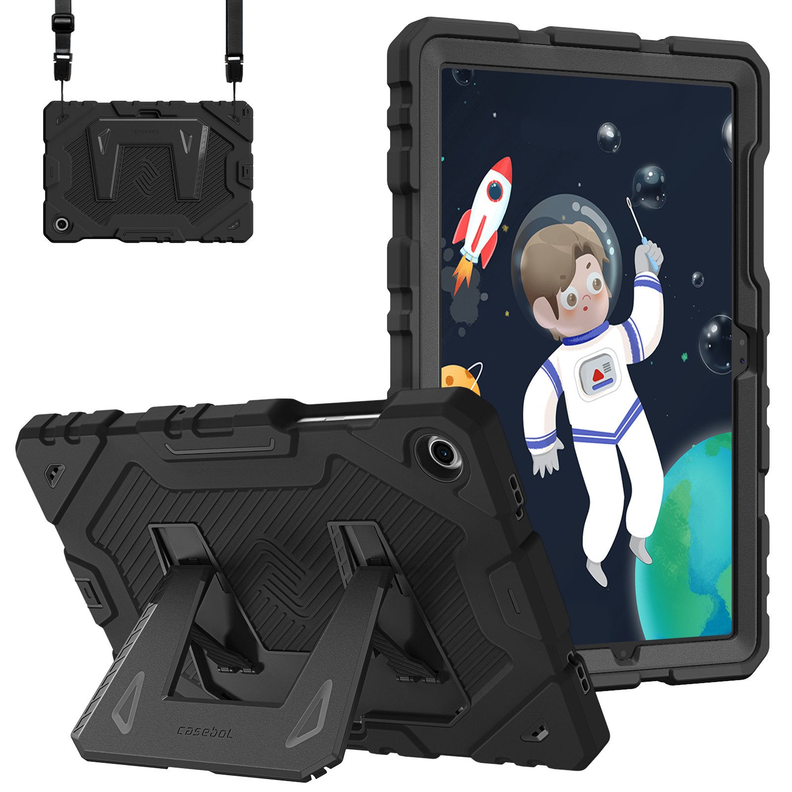 Fintie Tablet-Hülle für Samsung Galaxy Tab A11+ Plus 11" 2025 / Tab A9+ Plus 11 Zoll 2023, Stoßfeste Kinder Hülle Ganzkörper-Schutzhülle mit Integriertem Ständer