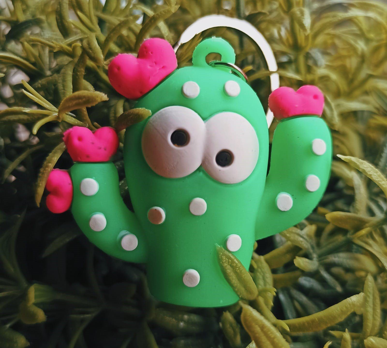 soma Fidget-Gadget Schlüsselanhänger Kinder Kaktus LxBxH 3 x 3,5 x 5 cm Mini Avocado