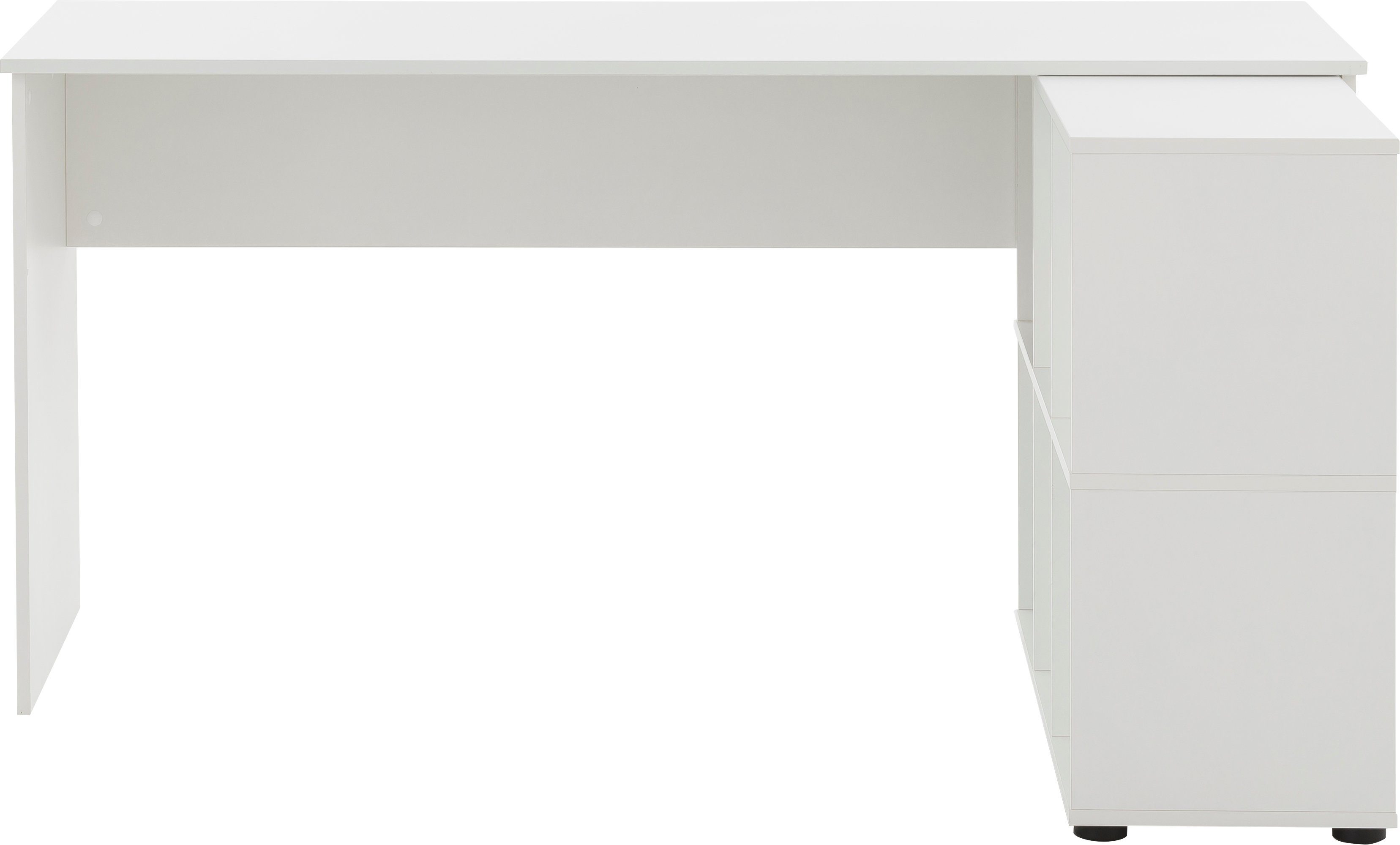 Schildmeyer Regal-Schreibtisch Serie 400, Schreibtisch mit Regal, Made in Germany, B 150 cm, Solide Verarbeitung - Dieses Produkt ist in Deutschland gefertigt – Bild 4 von 5
