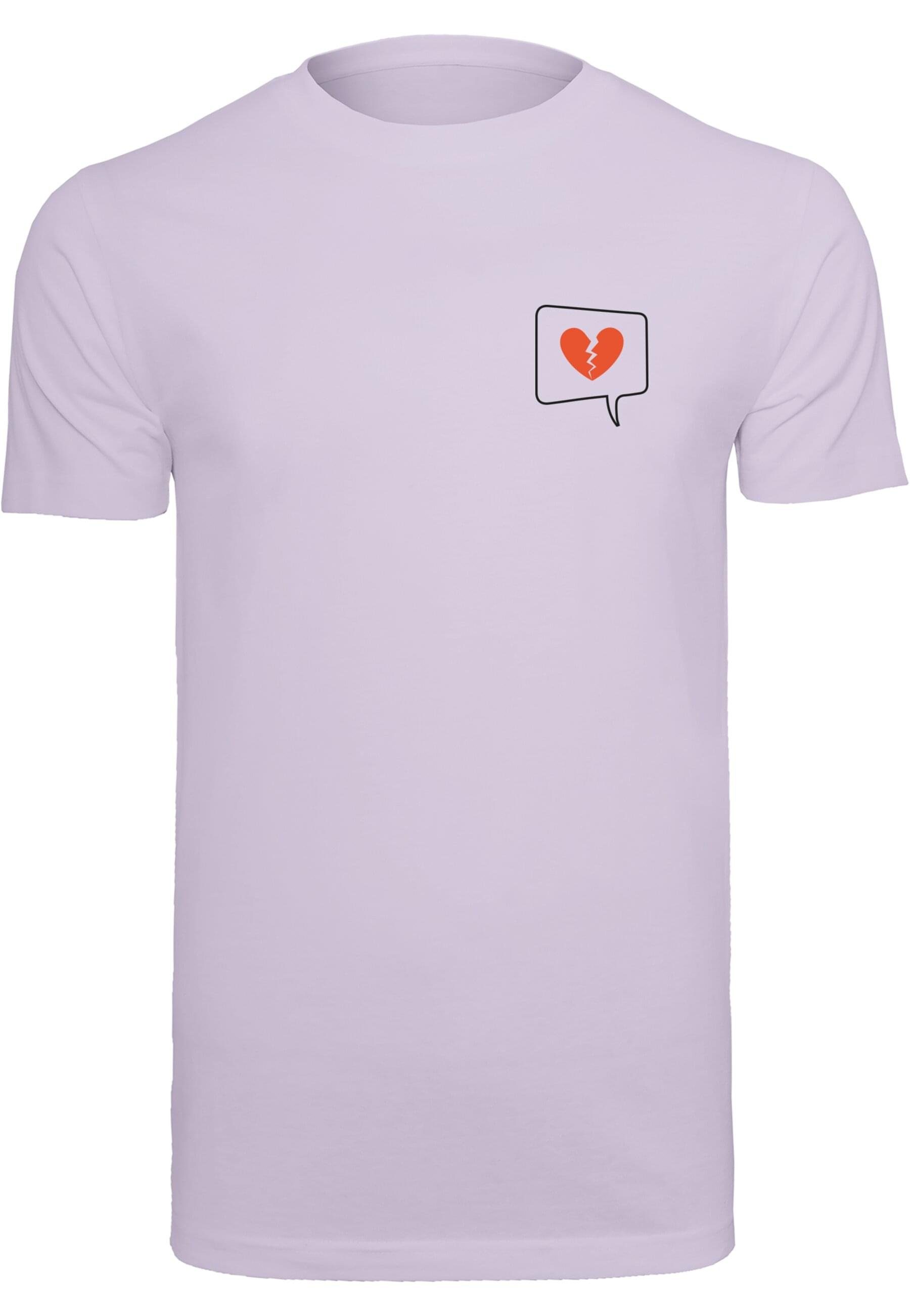 T-Shirt lilac Merchcode T-Shirt Herren (1-tlg) Heartbreak