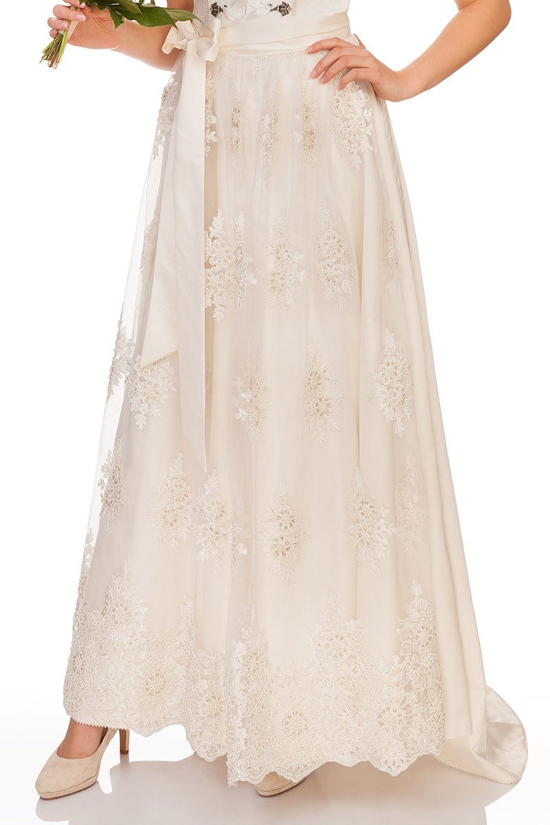 KRÜGER COLLECTION Dirndl Dirndl lang 2tlg. - ANNELIEB lang - ecru