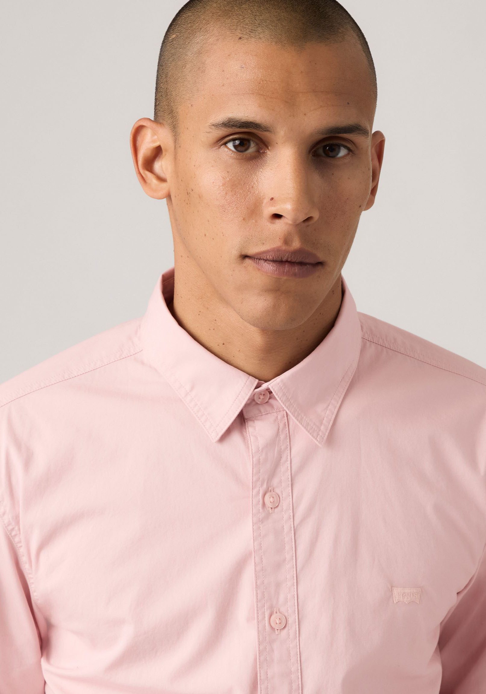 Levi's® Jeanshemd BATTERY HM SHIRT SLIM mit Logobadge