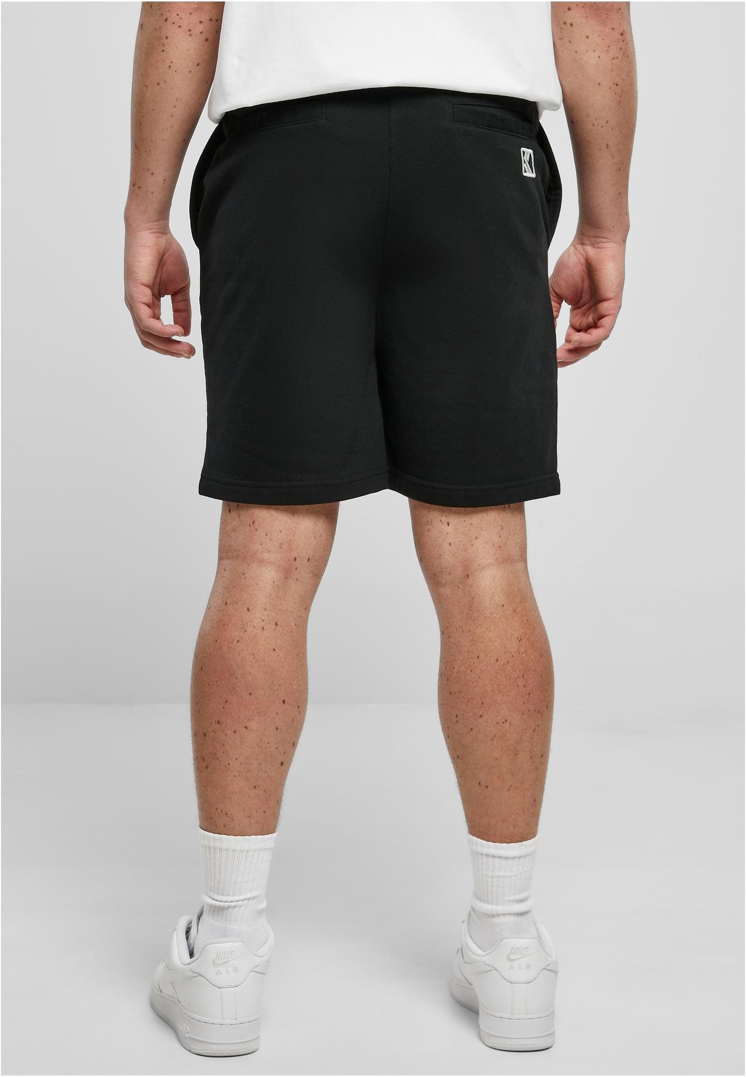 Karl Kani URBAN CLASSICS Stoffhose Herren KM231-004-2KK Retro Sweat Shorts black (1-tlg)