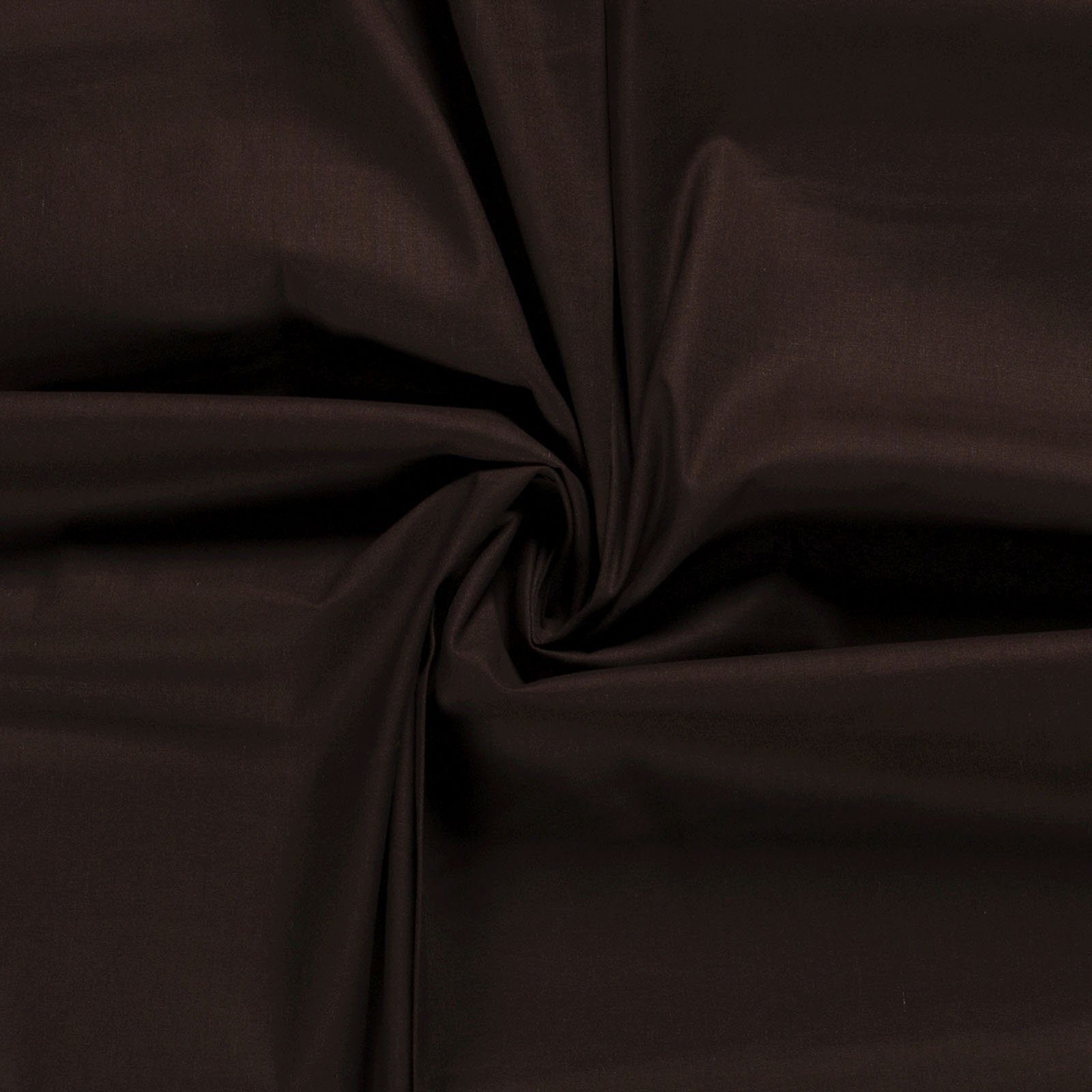 maDDma Stoff Baumwollstoff Popeline Breite 140 cm, Länge ab 0,5 m, braun