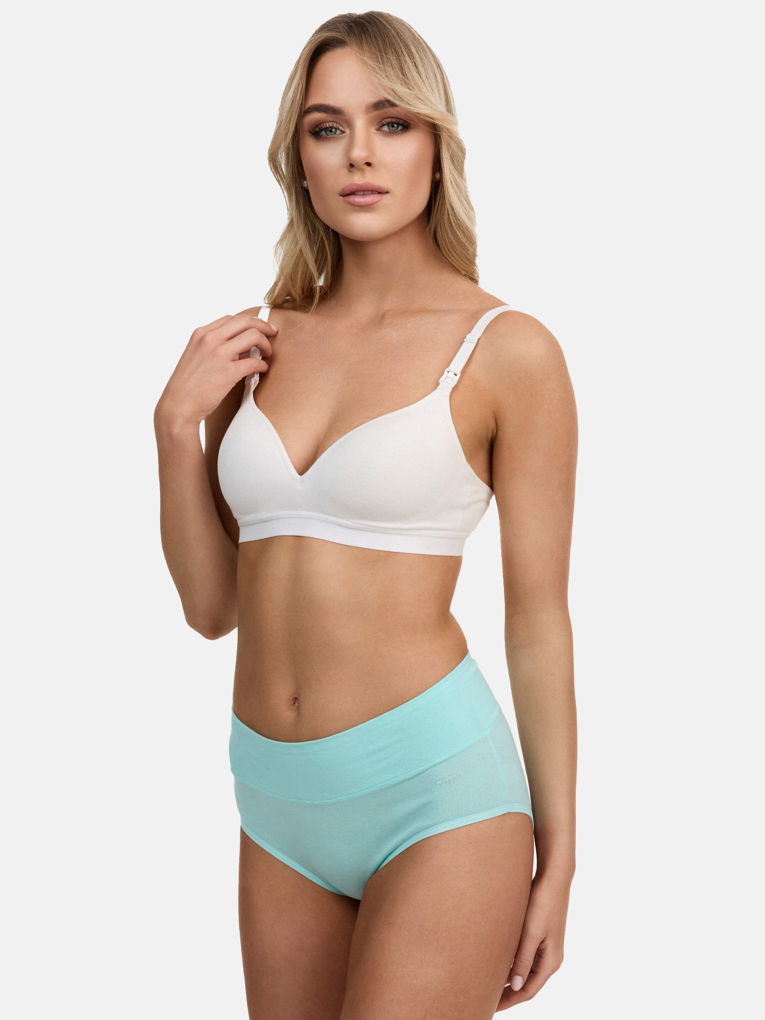Tazzio Taillenslip 3er-Pack Damen Slip F920 (Packung, 3-St., 3er-Pack) hoher Bund kaschiert, zeichnet sich nicht ab – Bild 4 von 5