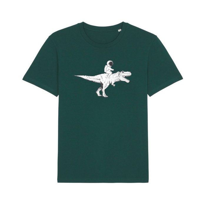 wat? Apparel Print-Shirt Astronaut on T-Rex (1-tlg)