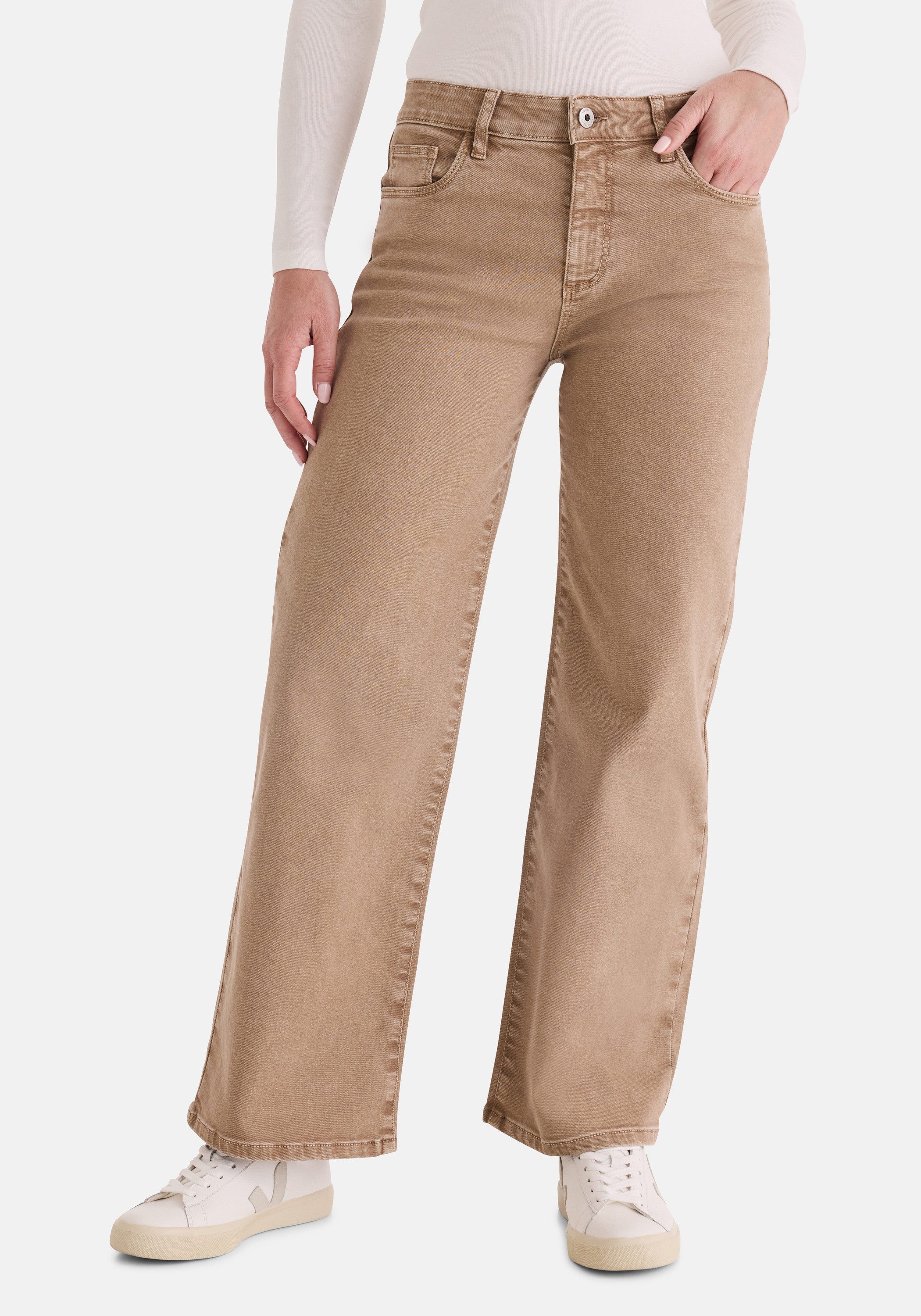 STOOKER WOMEN 5-Pocket-Jeans MODENA Hose extra Wide Leg Hose extra Wide Leg für Damen