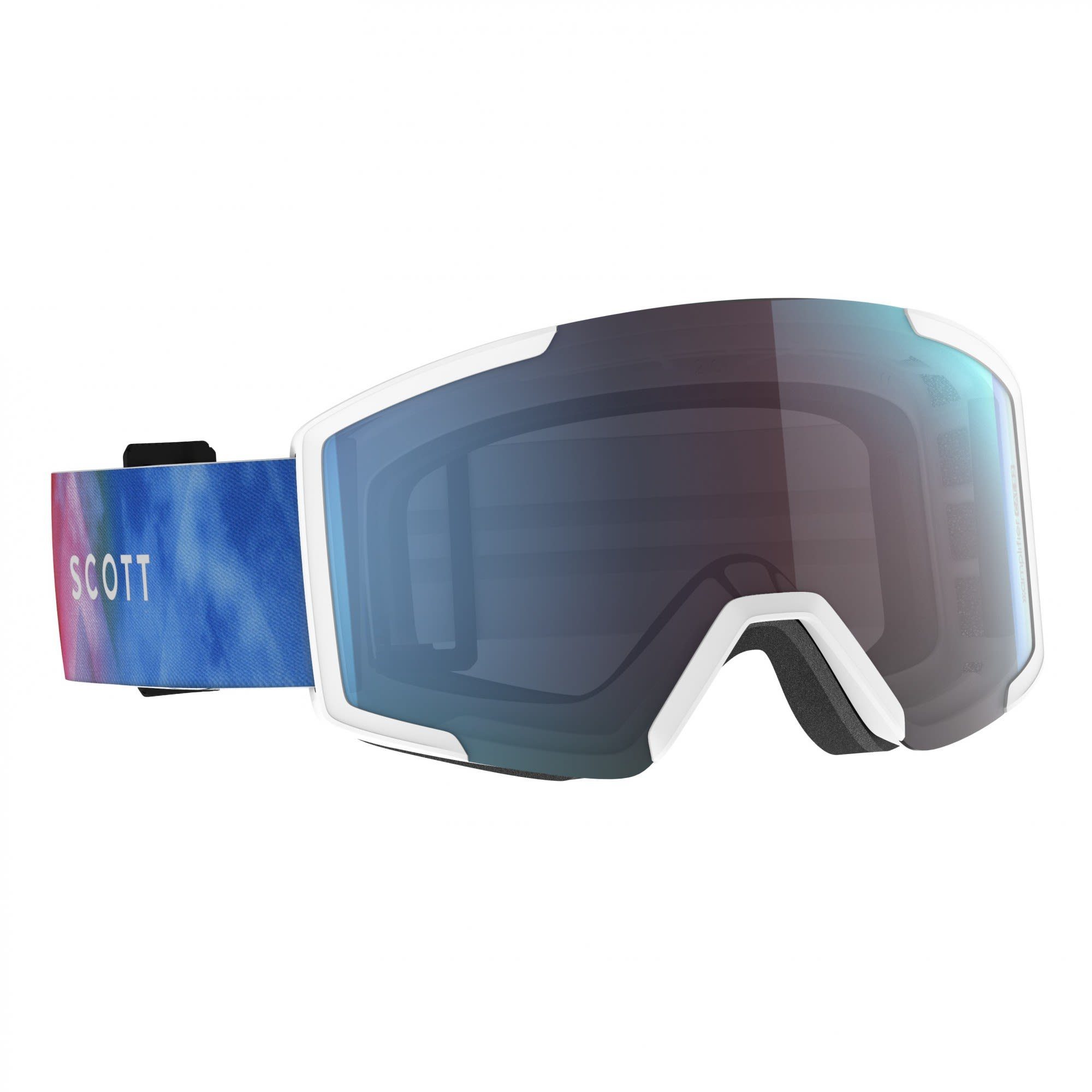 Scott Skibrille Scott Shield Goggle Accessoires Cyan Blue - Pink - Enhancer Blue Chrome