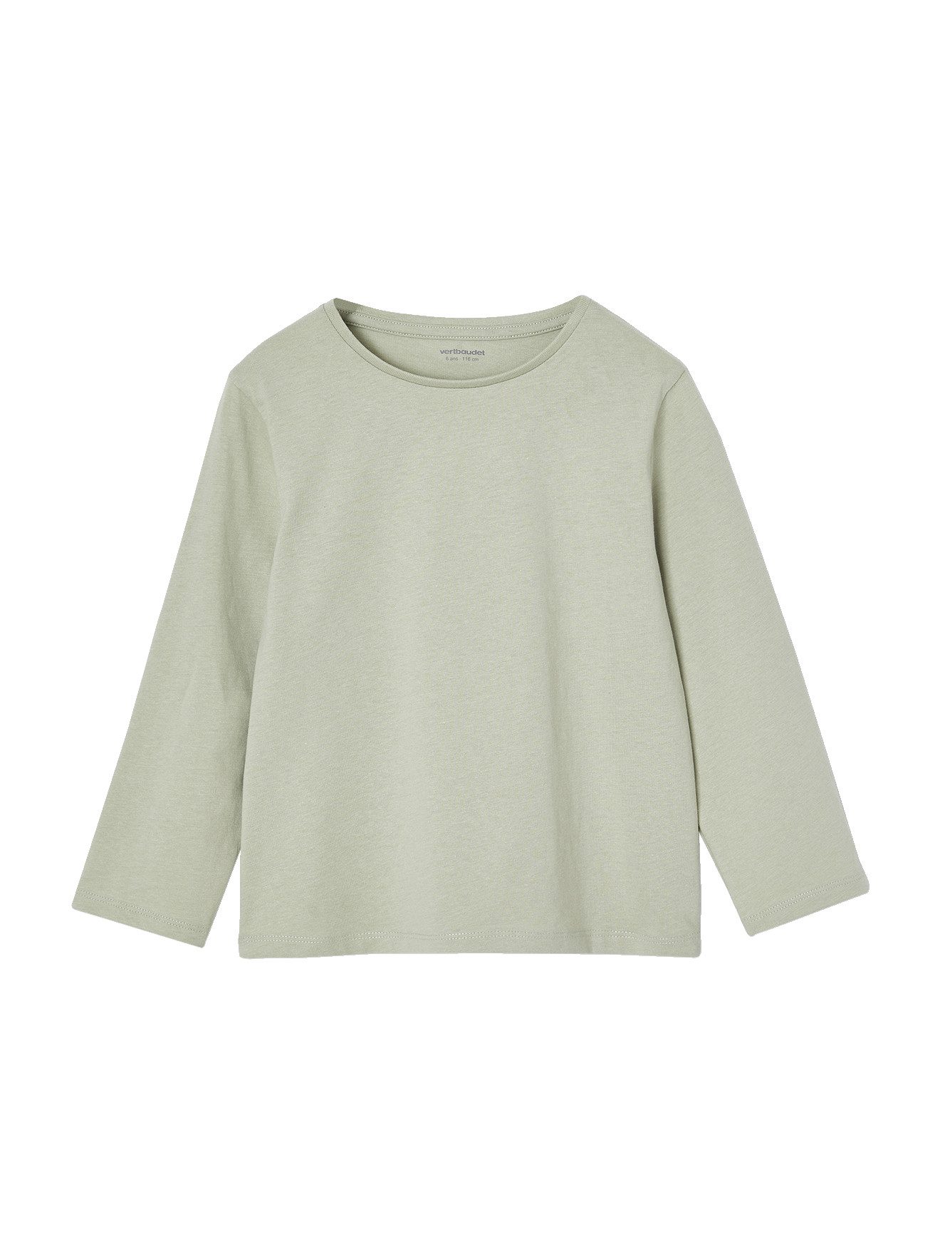 vertbaudet Langarmshirt Mädchen Shirts mit Print BASIC 3er-Pack