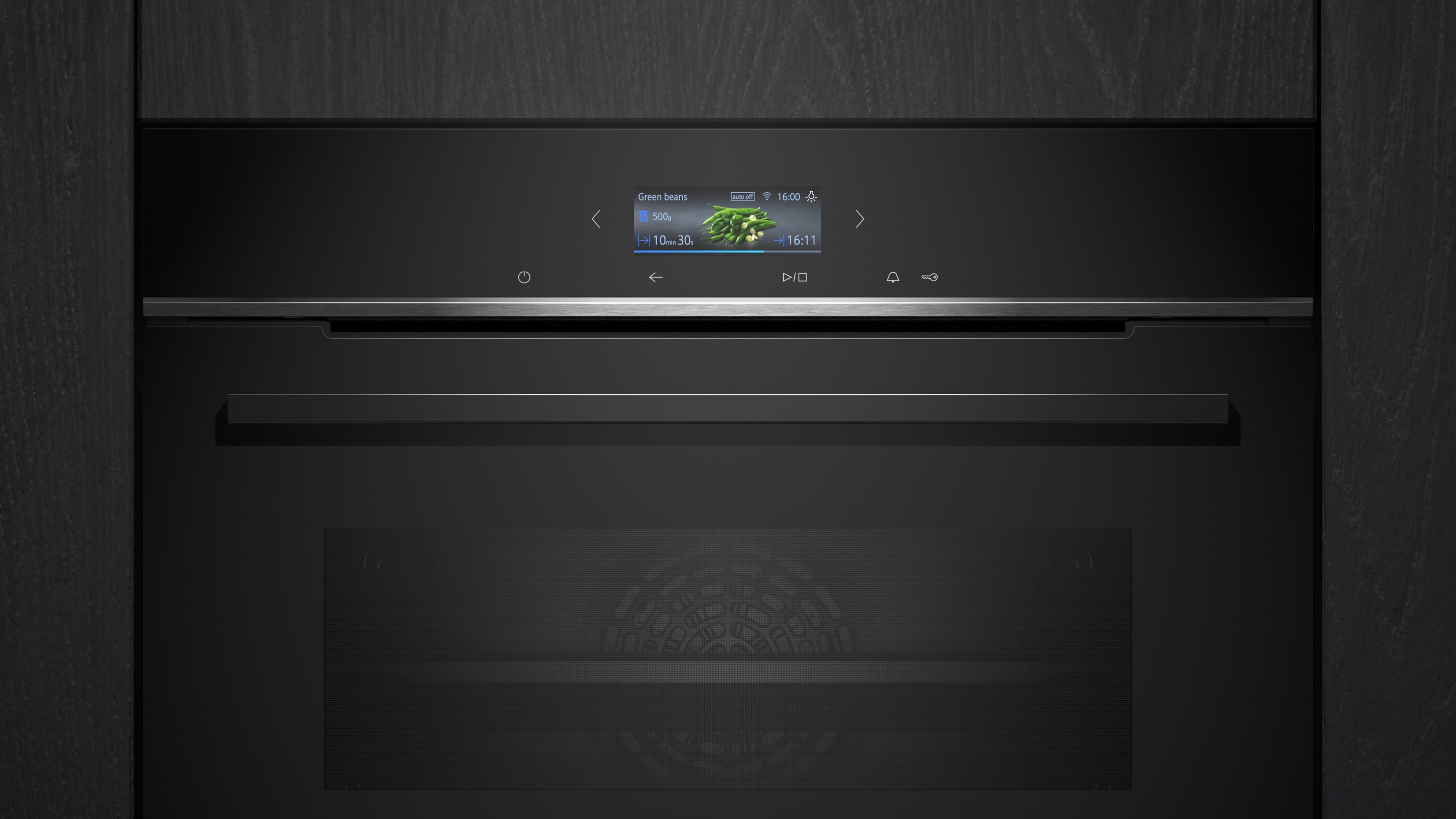 SIEMENS Pyrolyse Backofen iQ700 CB774G1B1, mit Teleskopauszug nachrüstbar