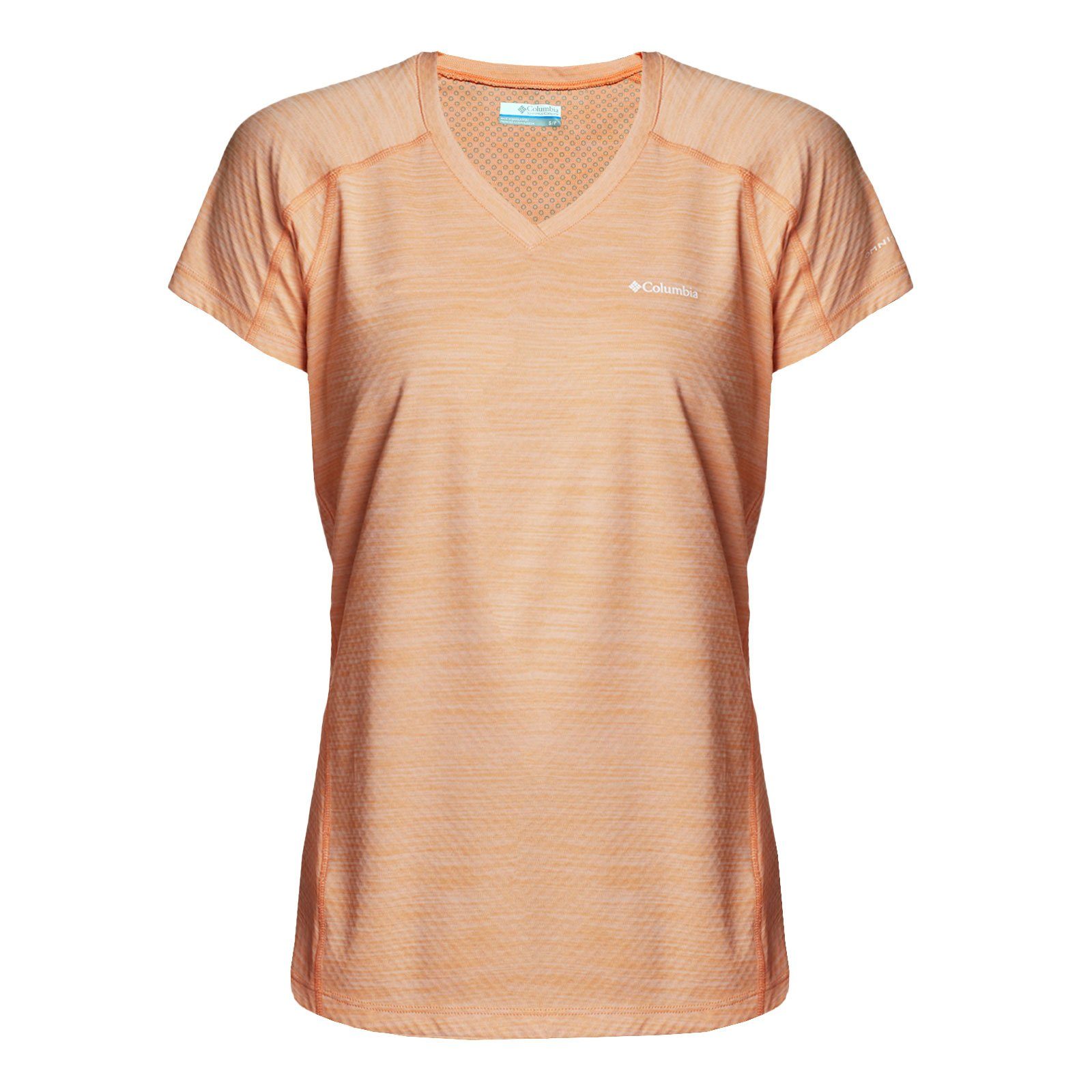 Columbia Kurzarmshirt Zero mit Rules™ Super-Kühleffekt Short heather peach 812 Shirt Sleeve