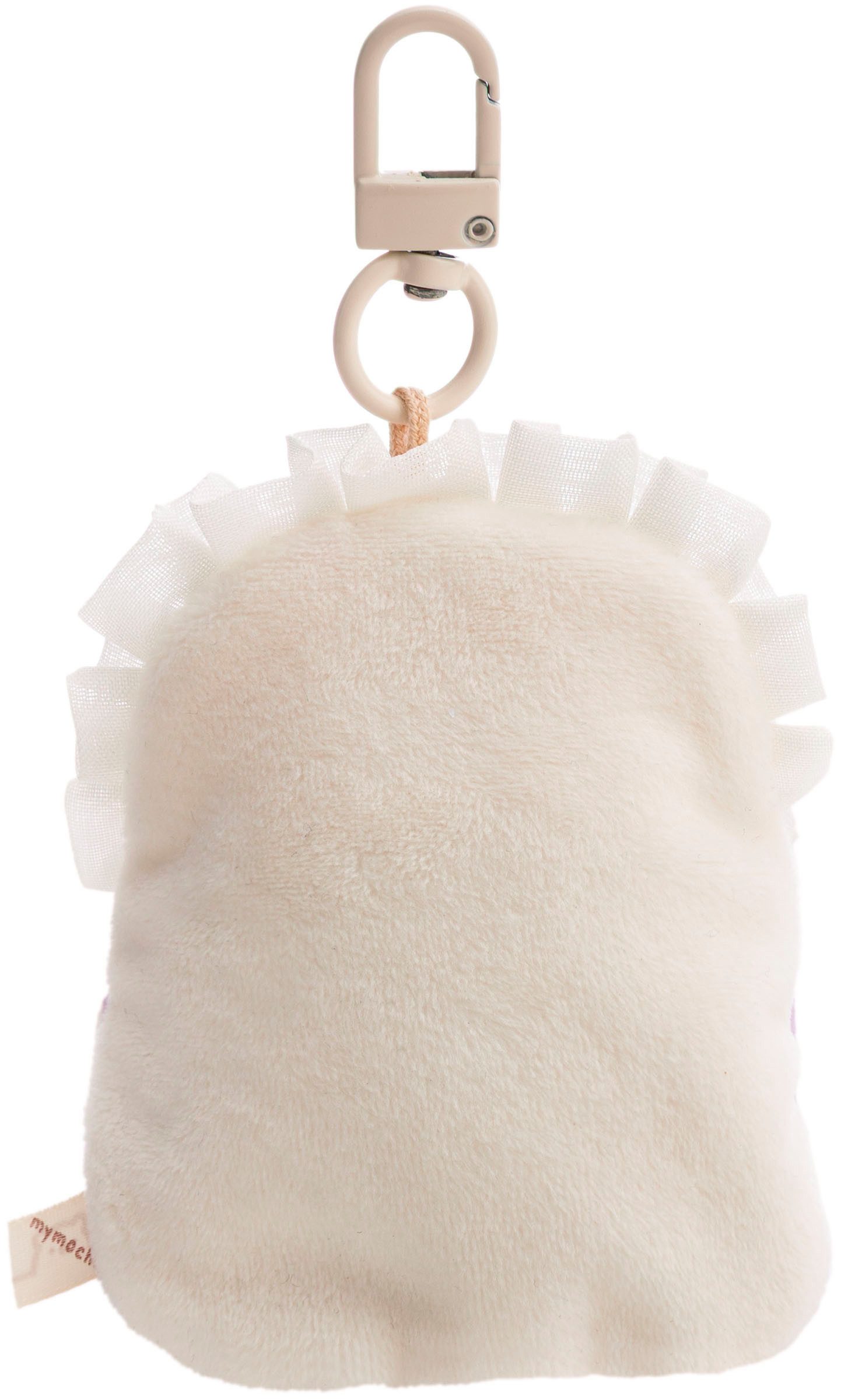 Nici Kuscheltier mymochi, Set Katze Angy 7cm mit Babyflasche & Bettchen mit Karabiner (Set), in Geschenkbox
