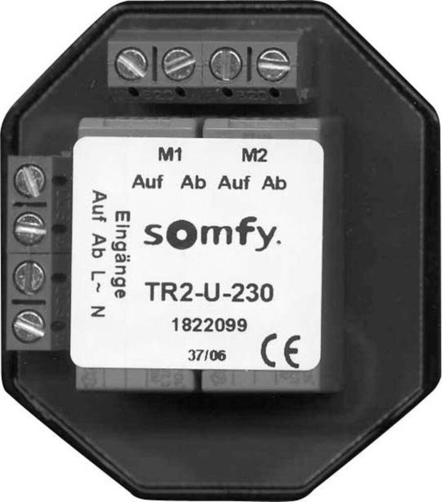 Somfy Klemmen Somfy Trennrelais TR2-U-230