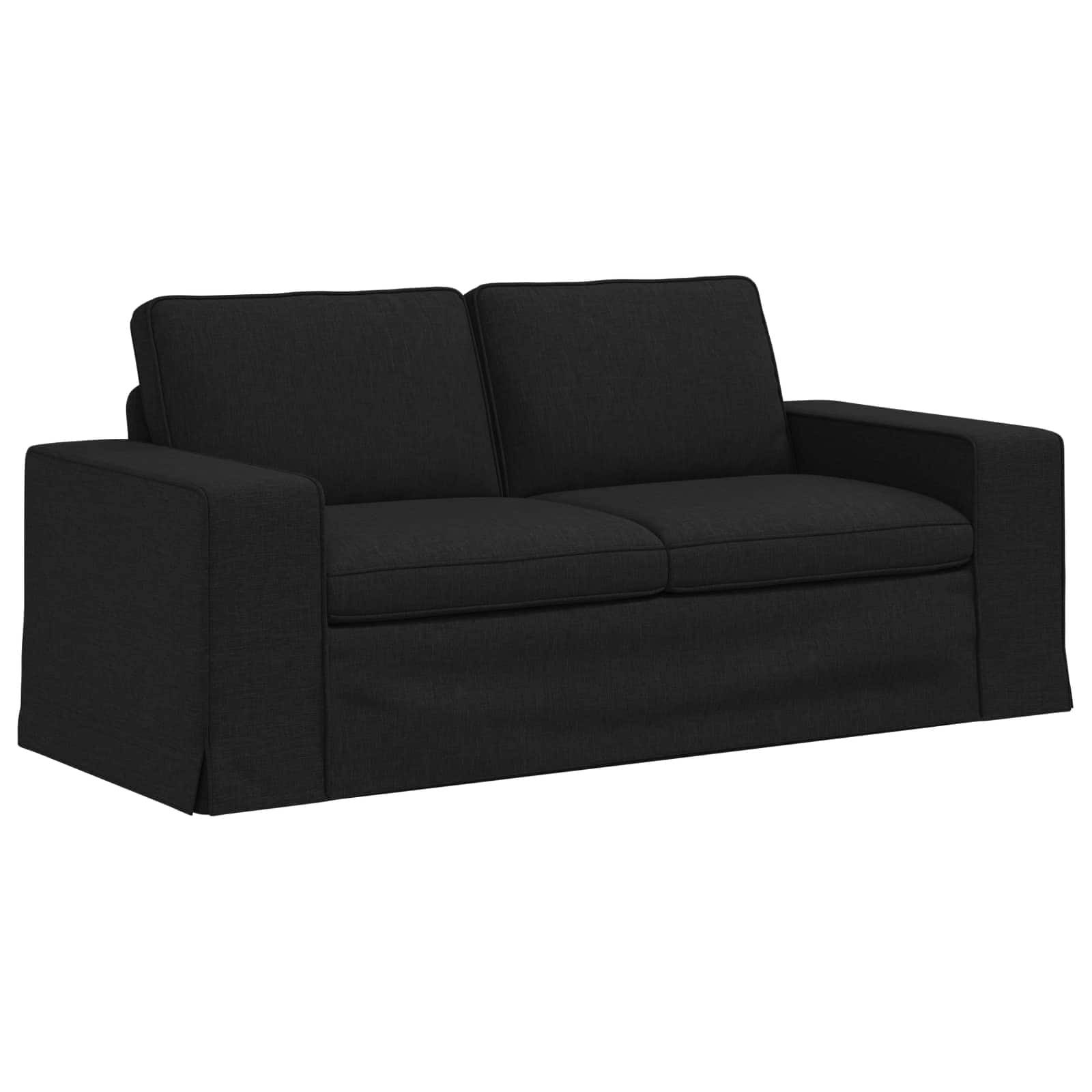 vidaXL Sofa Sofa Schwarz 182 x 80 x 82 cm Stoff, 1 Teile günstig online kaufen