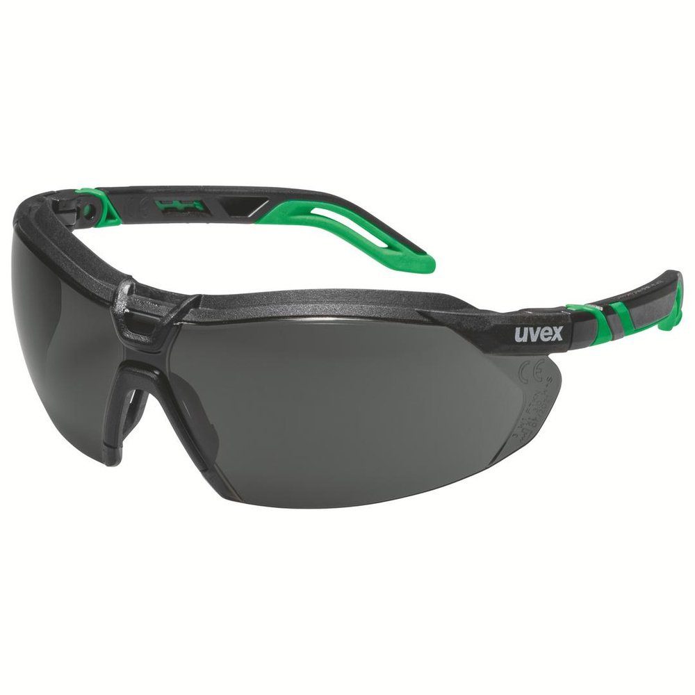 Arbeitsschutzbrille uvex i-5 9183045 Schutzbrille Schwarz, Grün