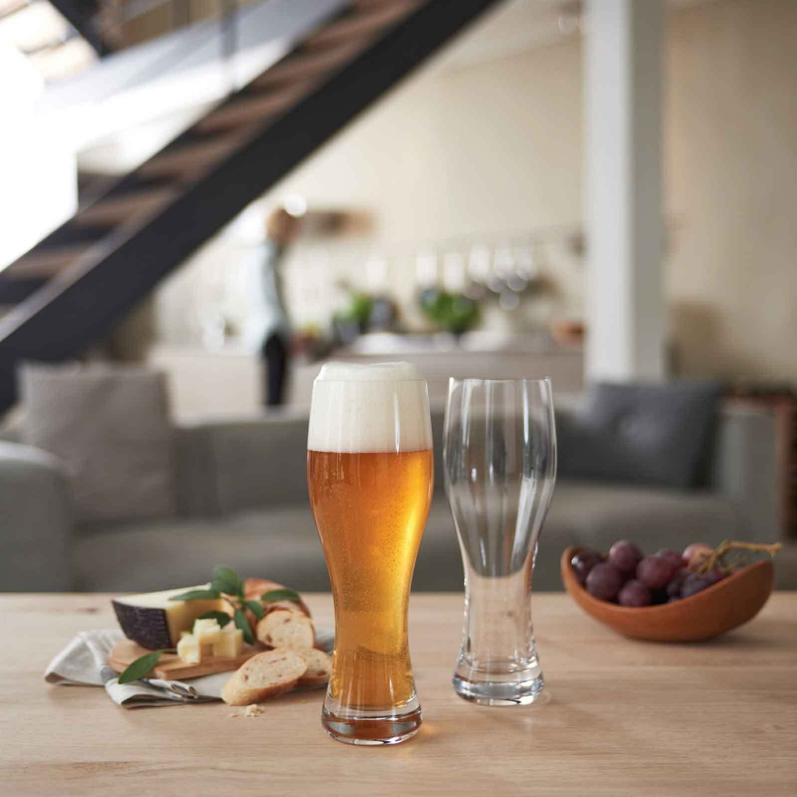 LEONARDO Bierglas Taverna Weizenbiergläser 500 ml 2er Set, 2-tlg., Glas