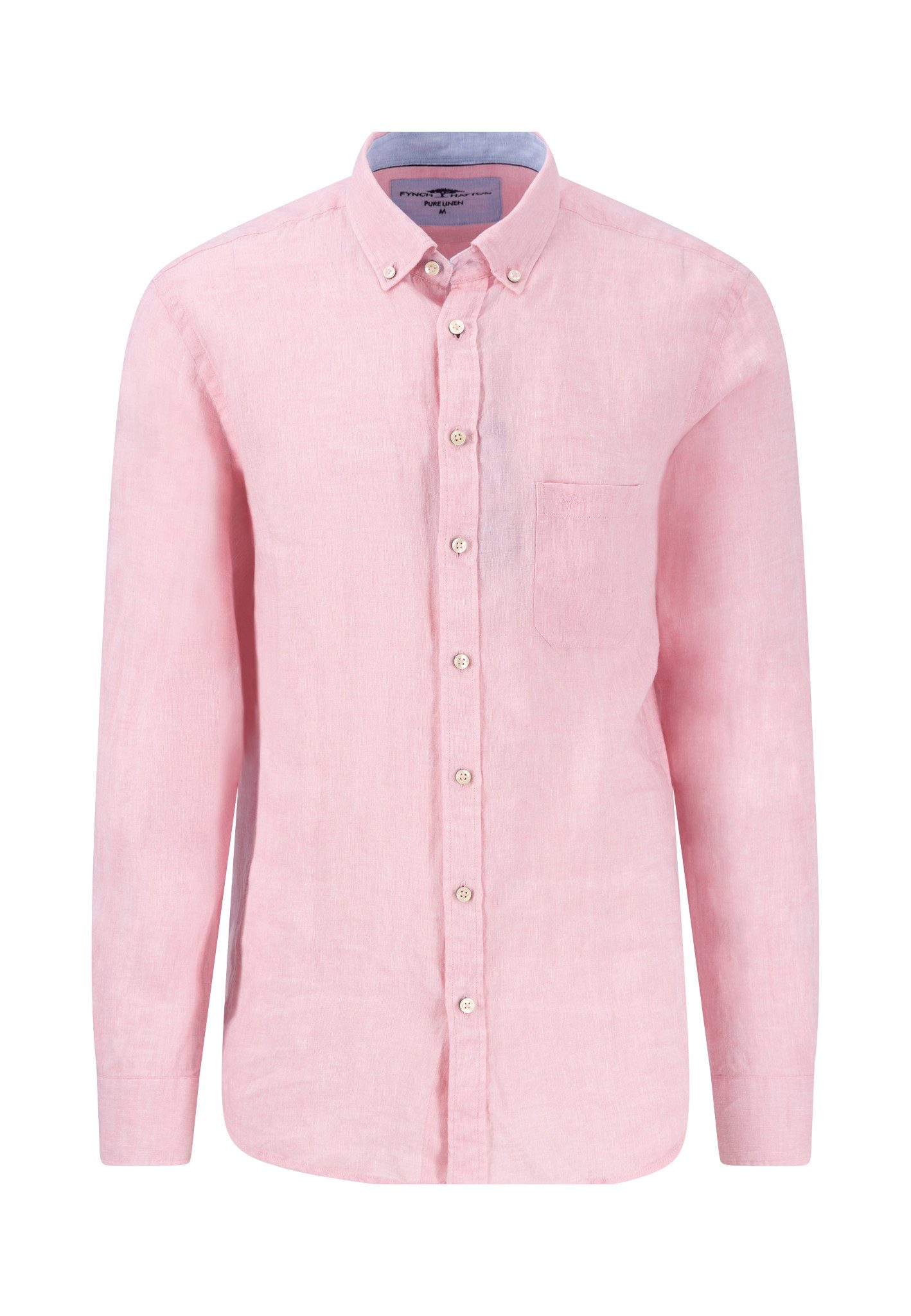 FYNCH-HATTON Langarmshirt Premium Linen, B.D., 1/1