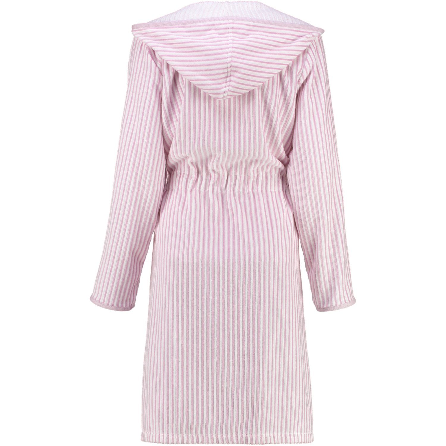 Cawö - Damen Bademantel kurz Kapuze TG RV 6416 - Farbe: malve - 22 - S günstig online kaufen
