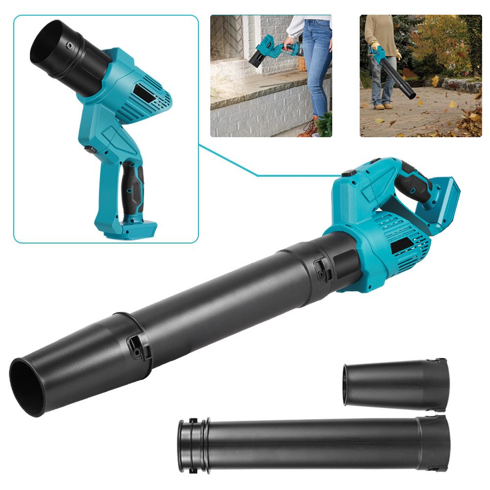 Yofidra Akku-Laubbläser 216 km/h Elektrischer Laubbläser, 2 IN 1 Turbogebläse Handbläser, (ohne Akku), 5-Gang Gebläse für Garten, Laub,Staub & Schnee