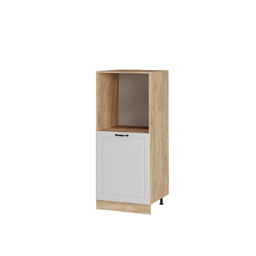 Vicco Herdumbauschrank R-Line, Weiß Landhaus/Goldkraft Eiche, 60 cm (1-St)