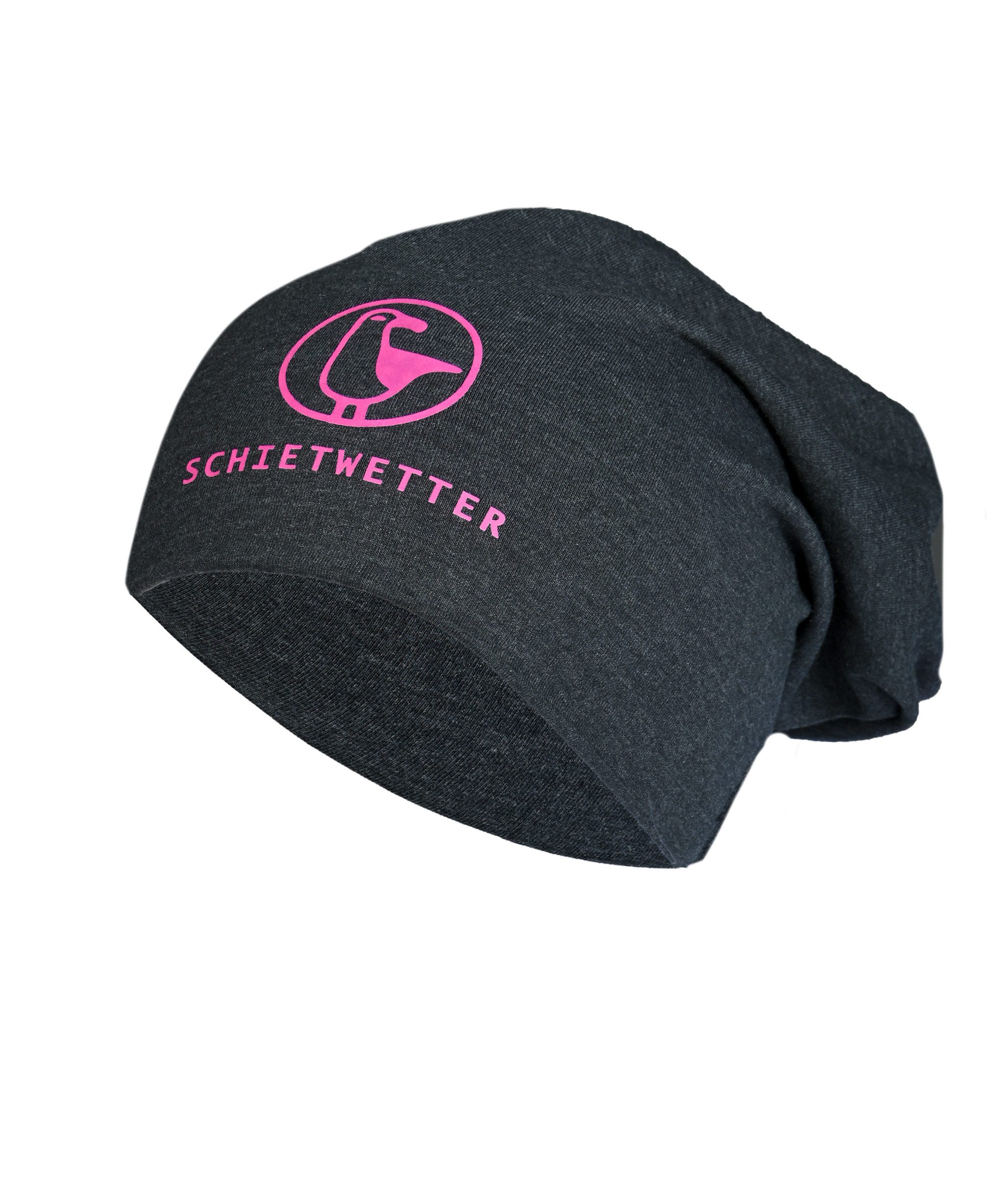 Schietwetter Beanie Unisex Erw. Beanie mit Print Möwe (1-St)