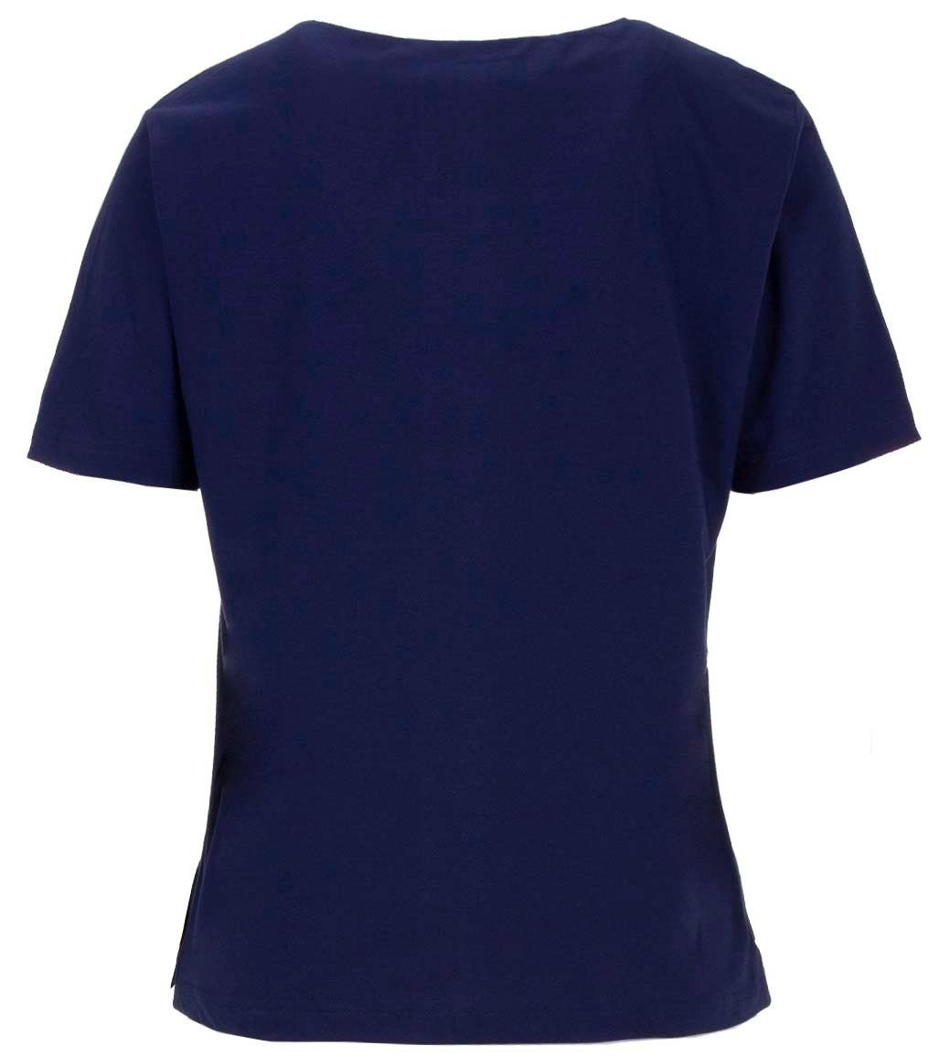 zeitlos T-Shirt Cut Out Stein Applikation – Bild 2 von 3