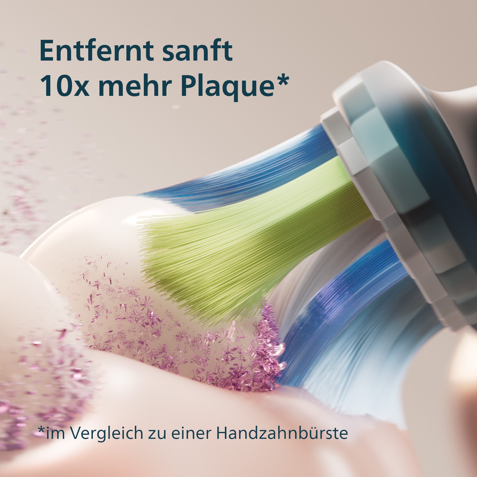 Philips Sonicare Elektrische Zahnbürste DiamondClean 9000 HX9911, Aufsteckbürsten: 1 St., mit Schalltechnologie, Ladeglass, USB-Reiseetui – Bild 4 von 5