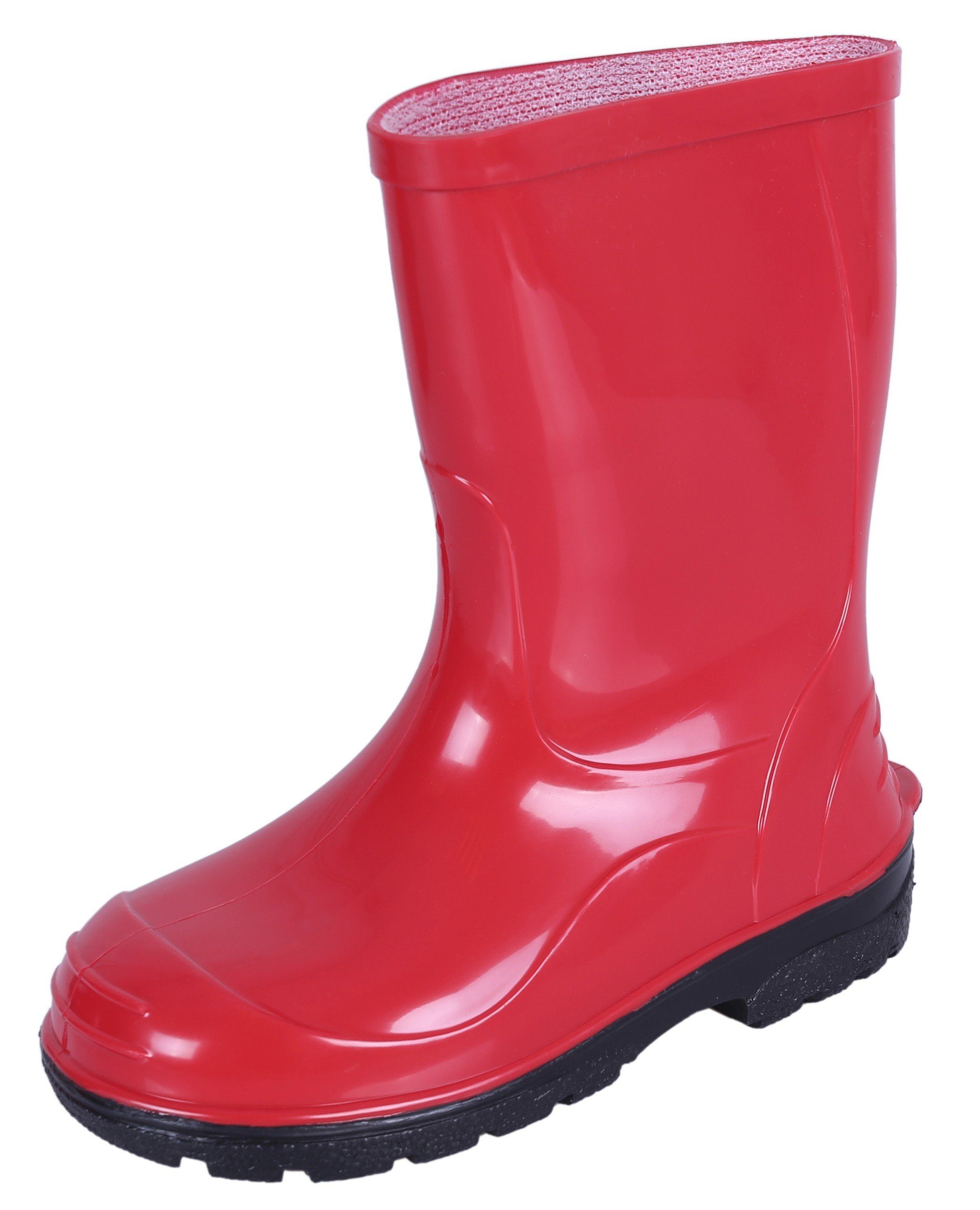Lemigo Rote Gummistiefel Regenschuhe Regenstiefel für Kinder OLI LEMIGO 20 EU Hausschuh