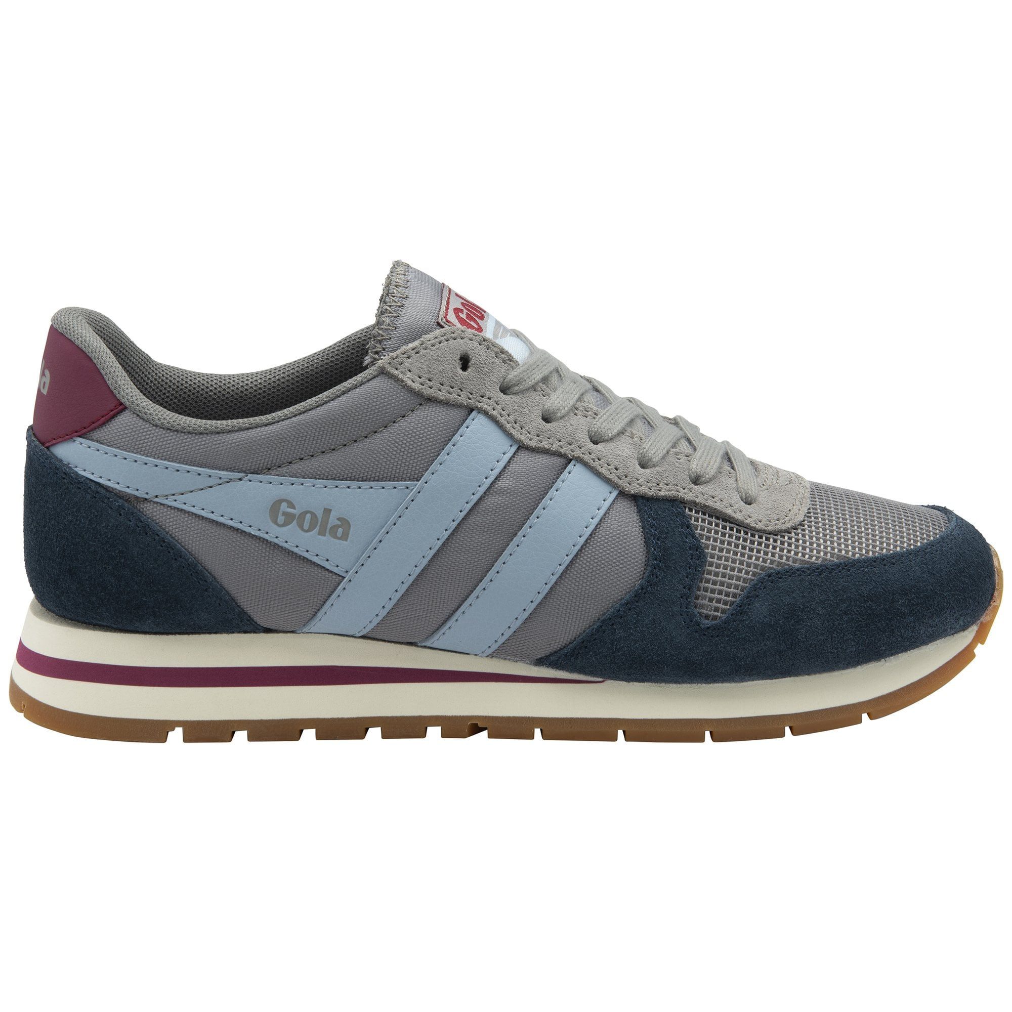 Gola Daytona 2025 zementgrau/navyblau/himmelblau Damen Sneaker