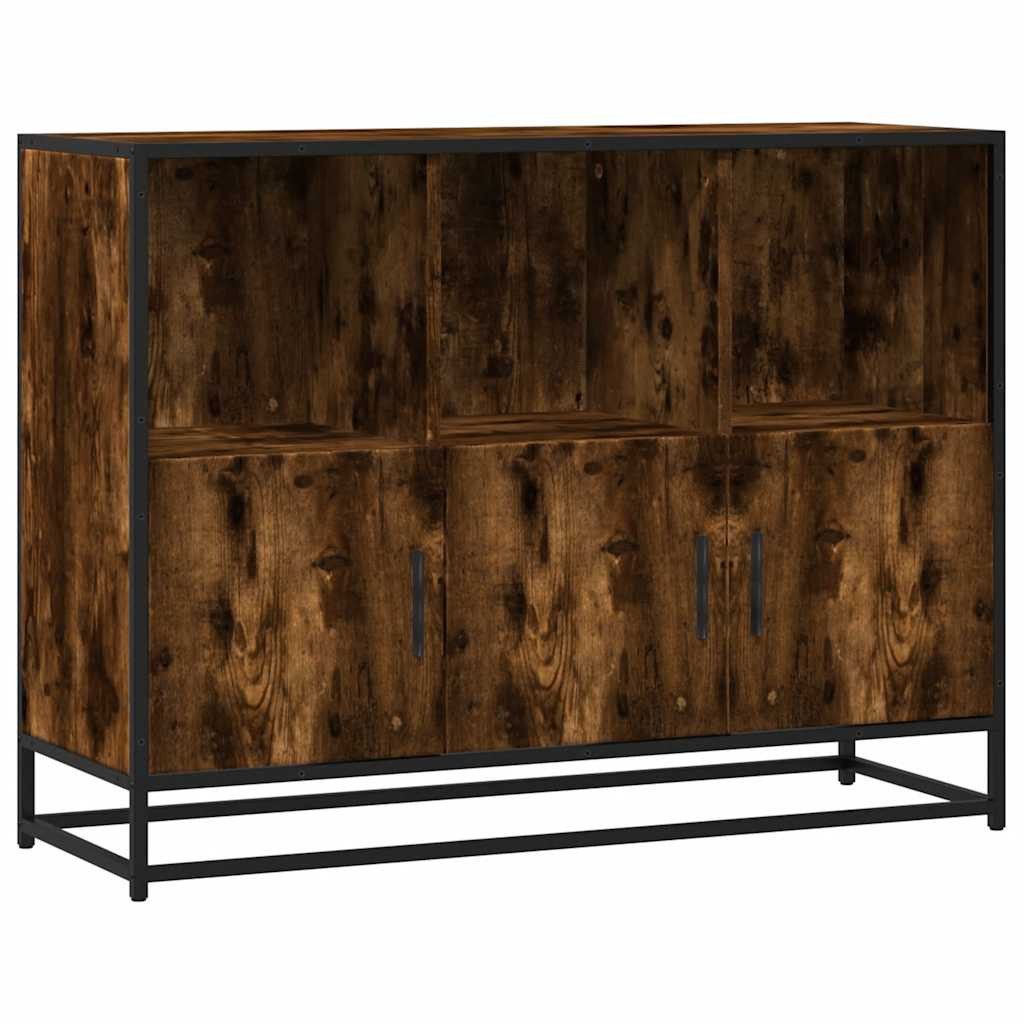 vidaXL Sideboard Sideboard Räuchereiche 100x35x76 cm günstig online kaufen