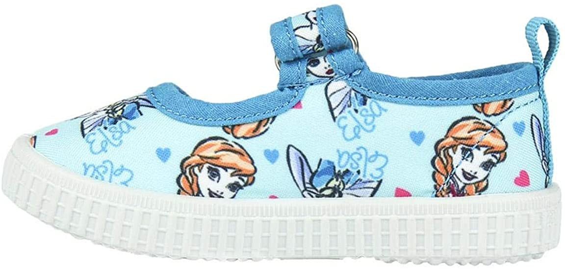 Disney Frozen FROZEN Anna + Elsa Mädchenschuhe Strassenschuhe Kinder Sneaker Ballerinas Ohne Schnürsenkel