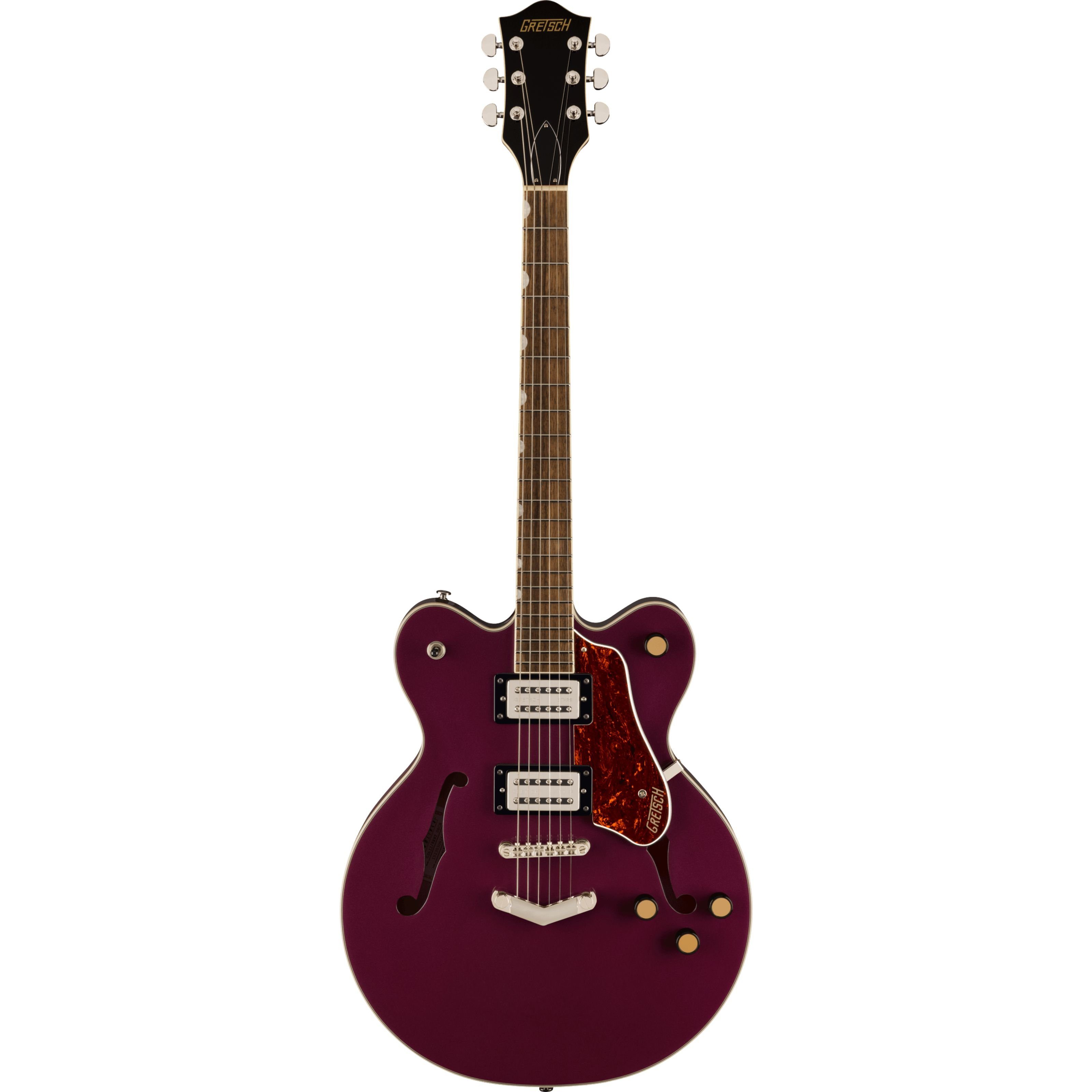 Gretsch Halbakustik-Gitarre, Halb-Akustik Gitarren, Semi Hollow-Modelle, G2622 Streamliner Center Block Double-Cut V-Stoptail Burnt Orchid -