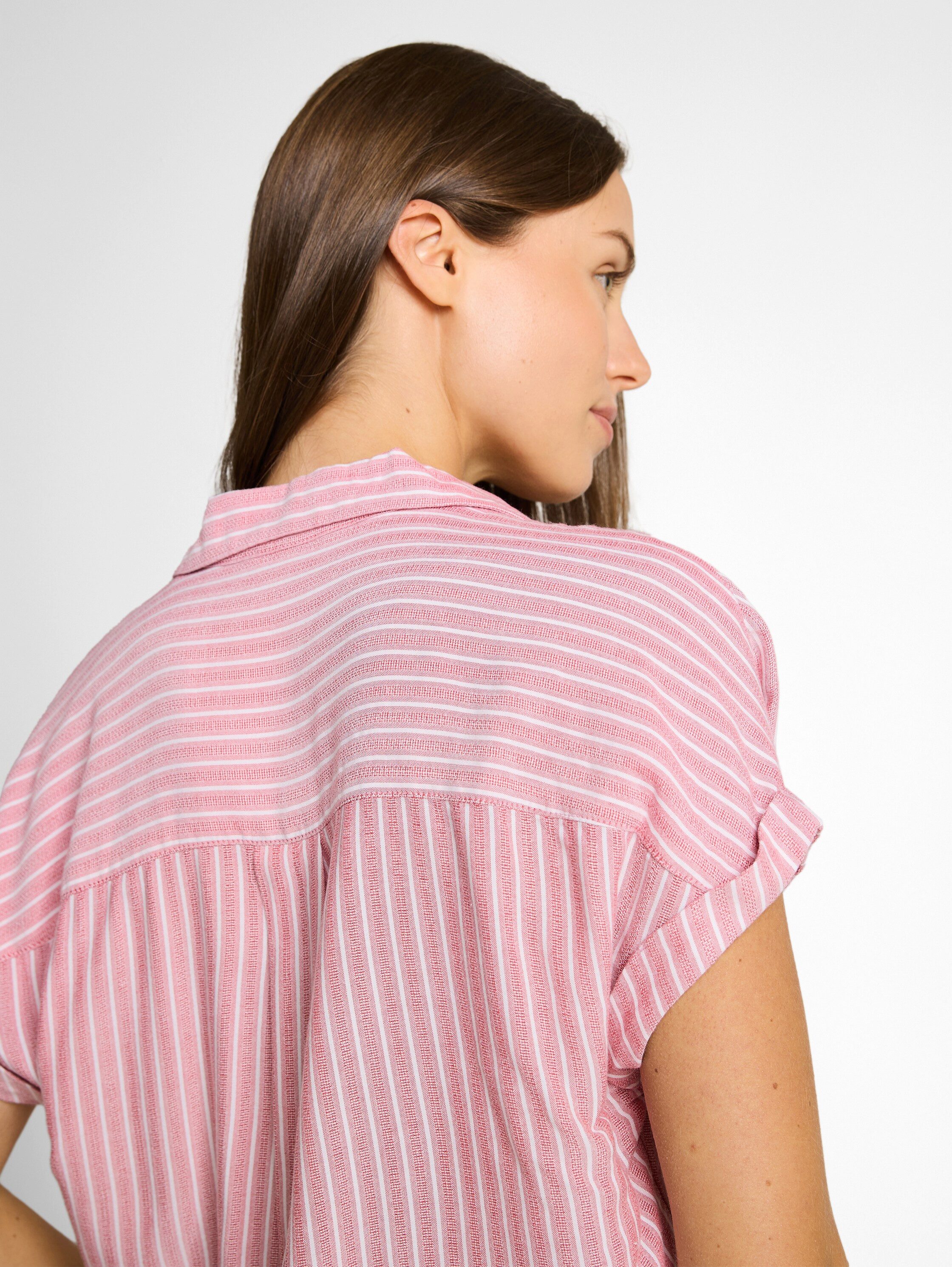 TOM TAILOR Klassische Bluse mit Streifen Muster