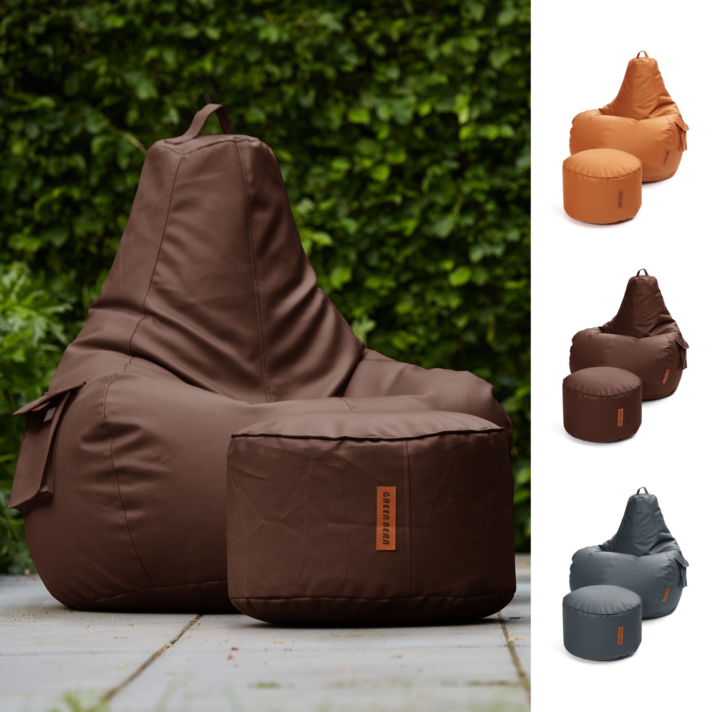 Green Bean Sitzsack Gaming mit Rückenlehne günstig online kaufen