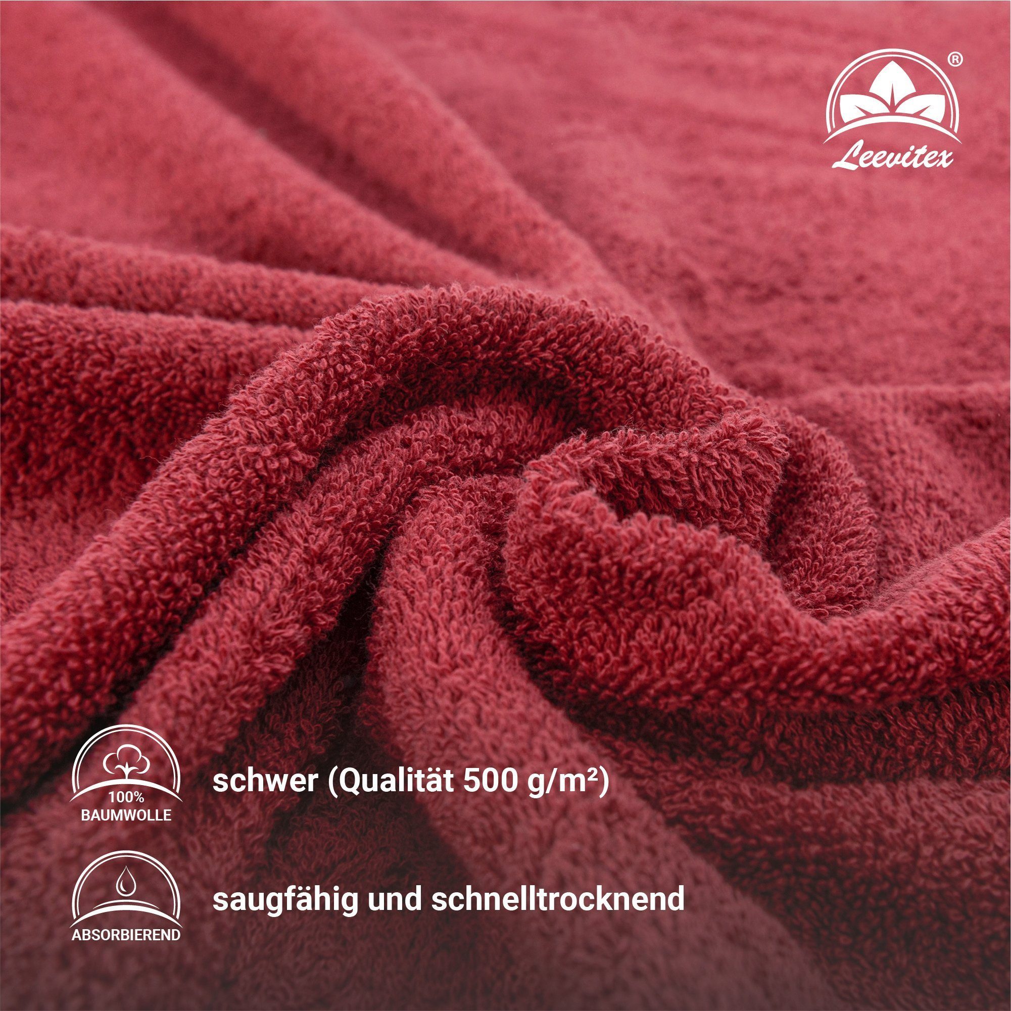 leevitex® Saunatuch Frottee XXL, (2-St), 80 günstig online kaufen