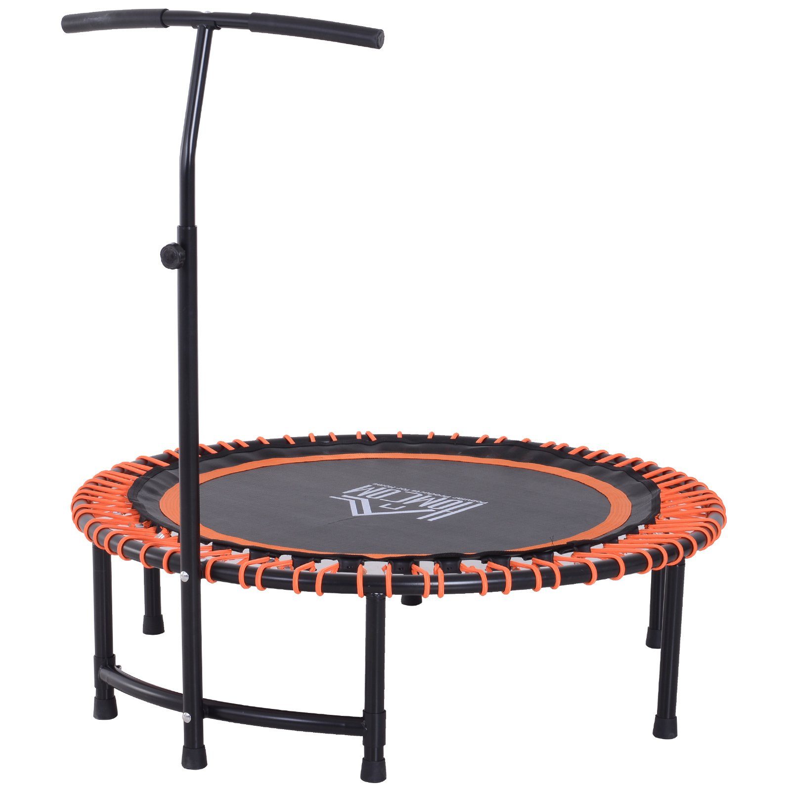 HOMCOM Fitnesstrampolin Fitness-Trampolin mit Haltegriff