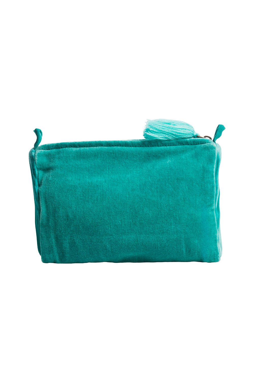 Tranquillo Kosmetiktasche Kosmetiktasche VELVET BLOSSOMS - groß, Samtoberfläche mit aufwendiger floraler Stickerei