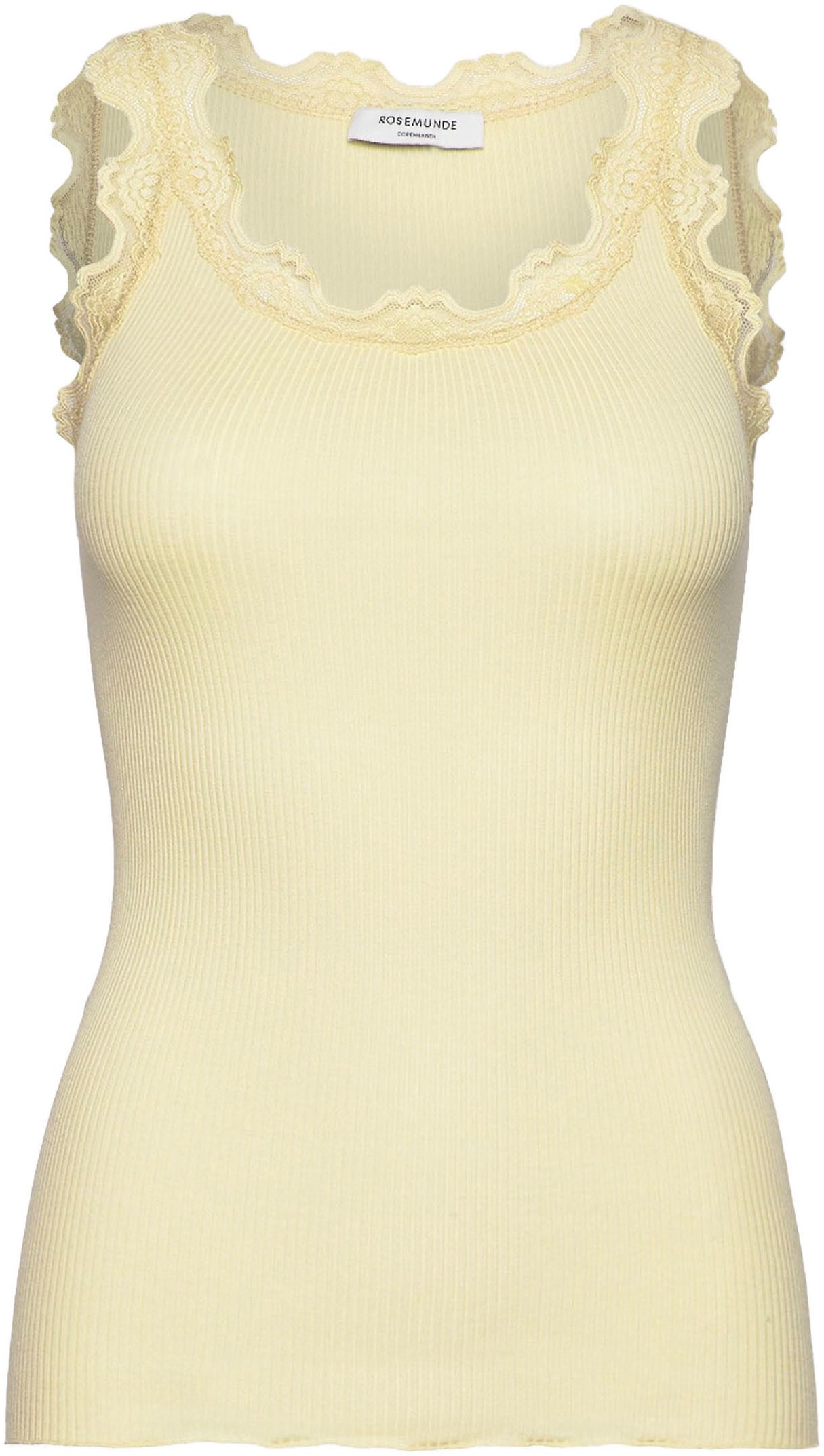 rosemunde Tanktop Babette Silk Top Vintage-Spitzenbesatz, breite Träger, fe günstig online kaufen