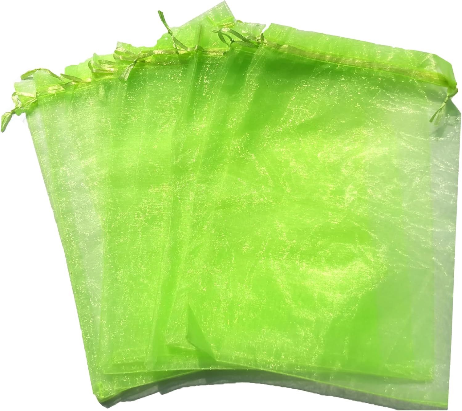 FELIXLEO Pflanzenschutzdach 100 Traubenschutzbeutel 15x20cm, Organza Obstnetze gegen Vögel