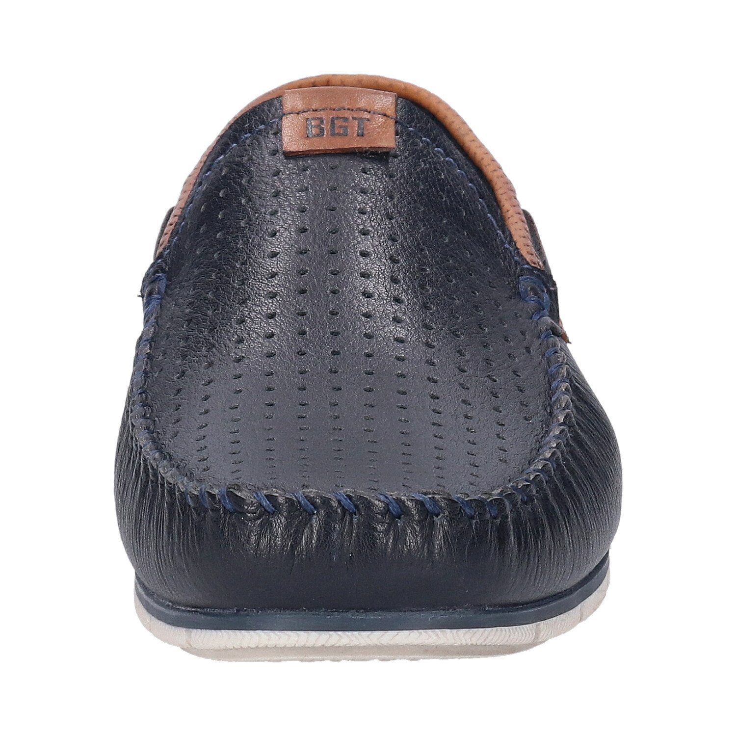Bugatti Mocassin Homme 321-ARU61 – Daim Bleu Foncé Élégant Et Confortable – Chaussure Ville & Bureau