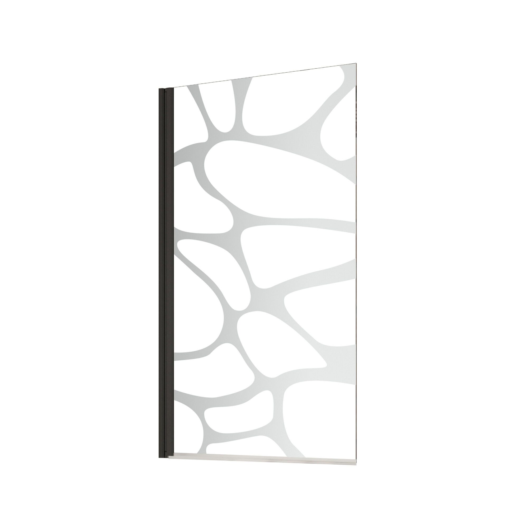 Schulte Badewannenfaltwand 80 x 140 cm pendelbar, Sicherheitsglas, (1 tlg), Dekor Wave Duschwand Badewanne
