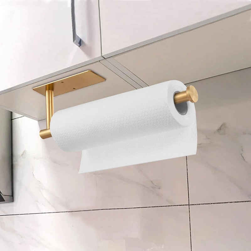 HOMEIDEAS Handtuchhalter, Selbstklebend Wandhalterung Papierhandtuchhalter