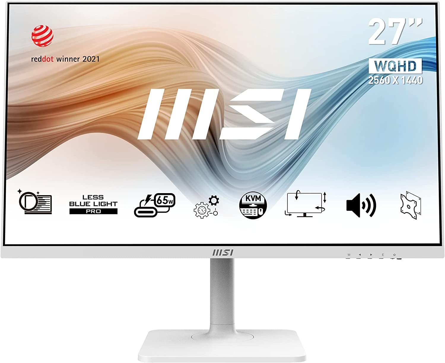 MSI Modern MD272QPWDE - LED-Monitor - weiß LED-Monitor