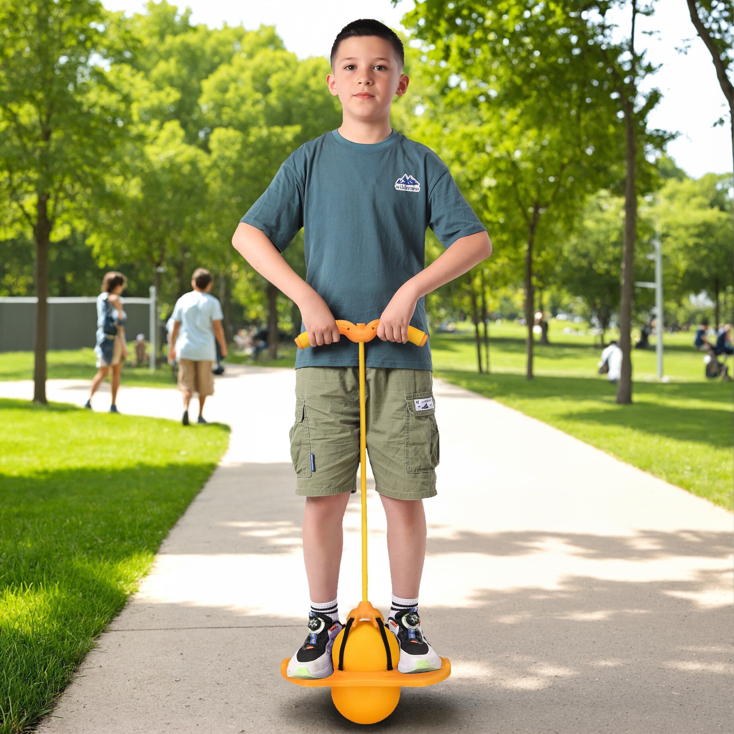 relaxdays Hüpfspielzeug Pogo Ball mit Griffen günstig online kaufen