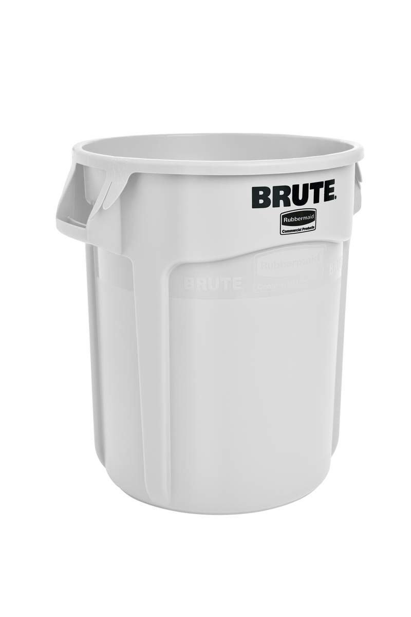 Rubbermaid Mülltrennsystem Rubbermaid BRUTE®-Behälter mit Lüftungskanälen, 76 l, weiß